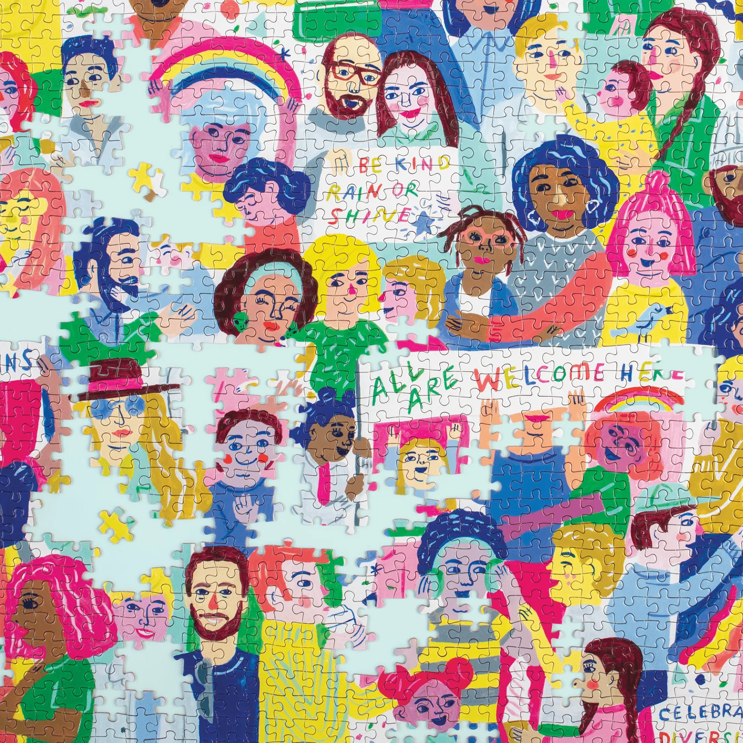 All Are Welcome Here! 1000 Piece Family Puzzle - Image 4