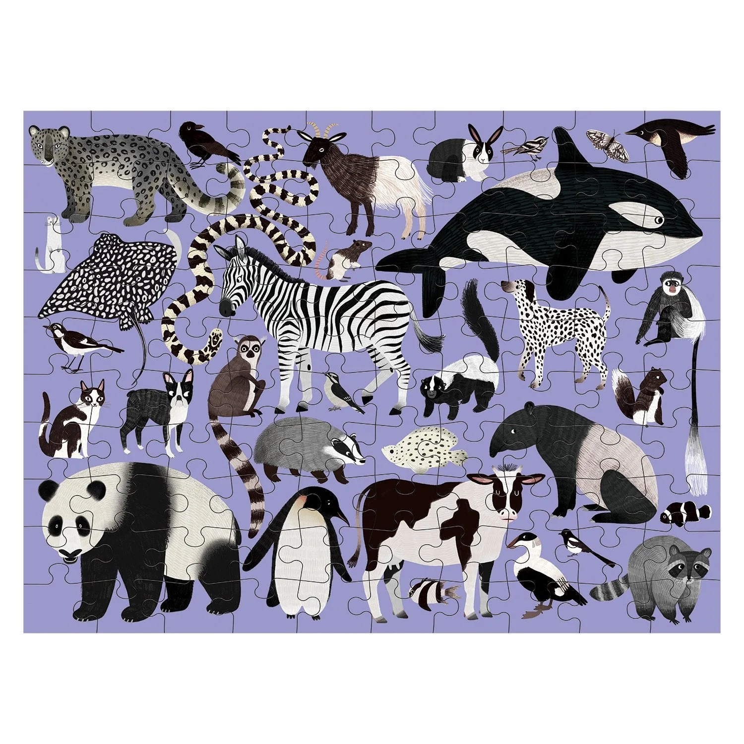Animal Kingdom 100 Piece Double-Sided Puzzle - Image 3