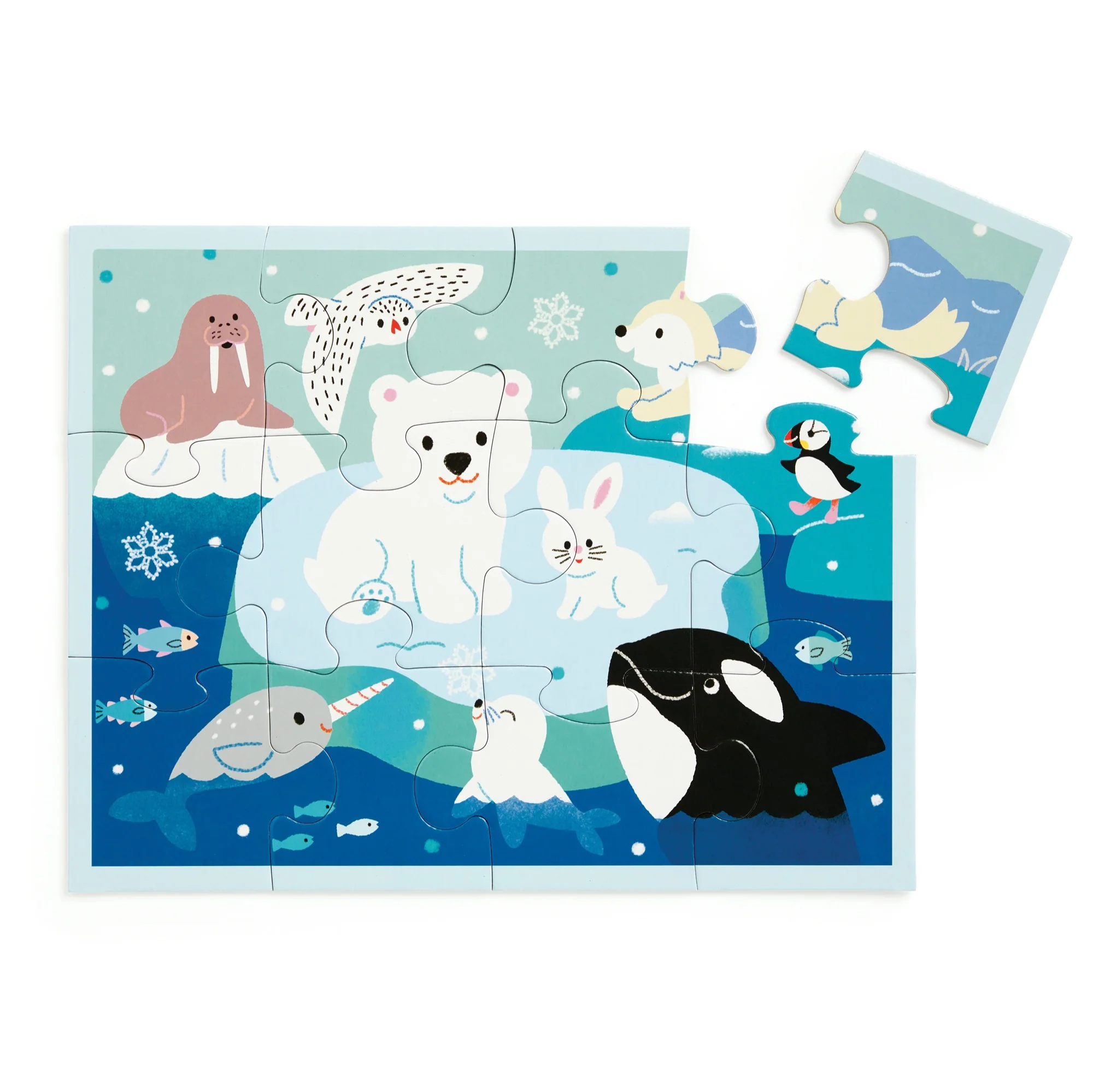 Arctic Friends 12-Piece Pouch Puzzle - Image 5