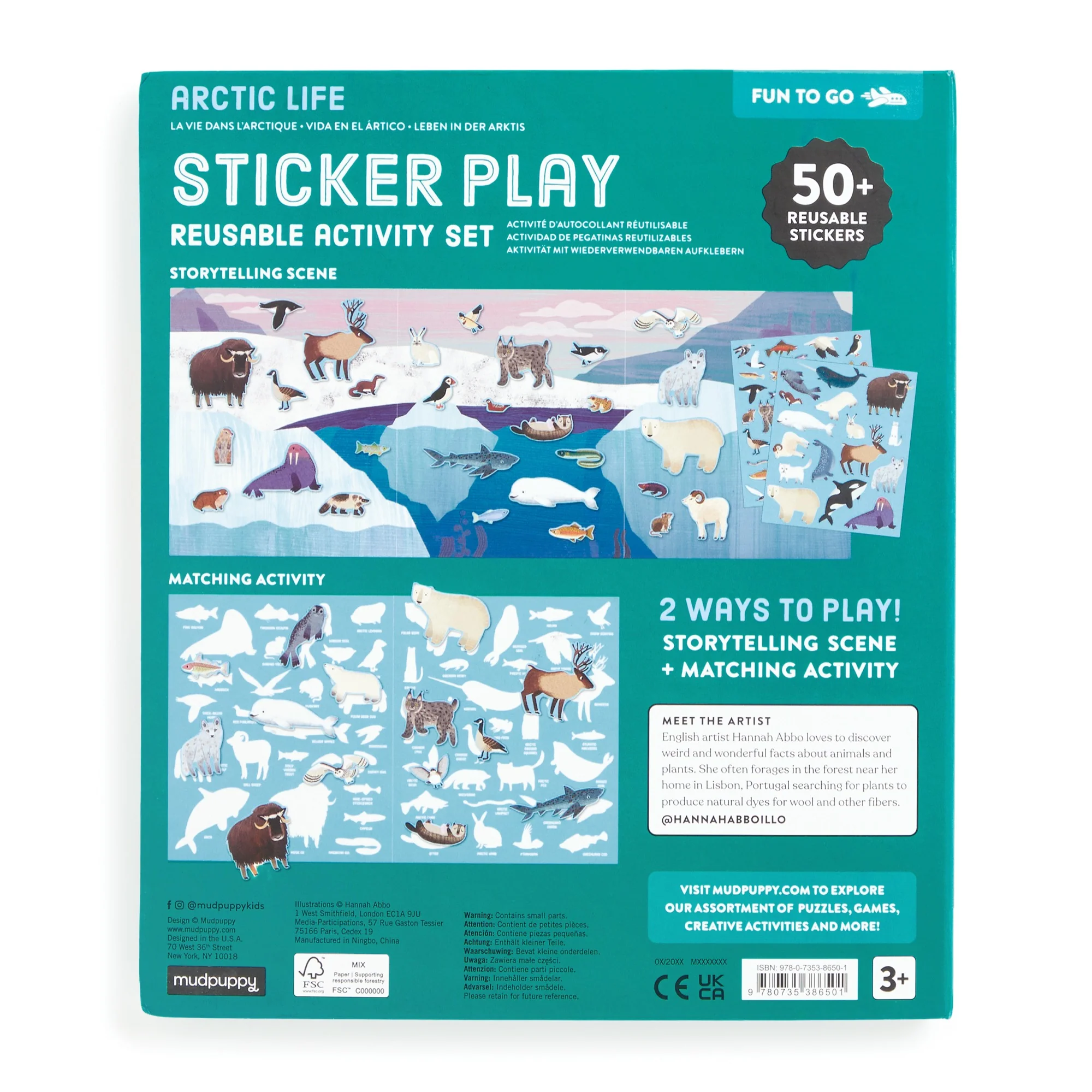 Arctic Life Sticker Play Reusable Activity Set - Image 10