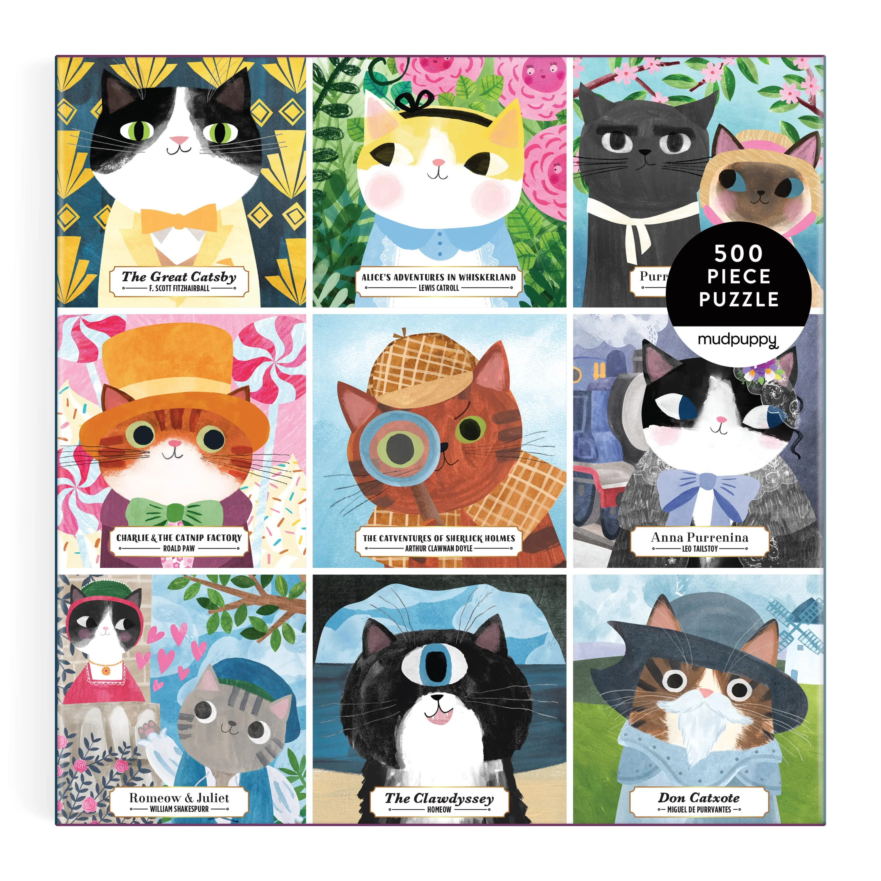 Bookish Cats 500 Piece Family Puzzle - Image 2