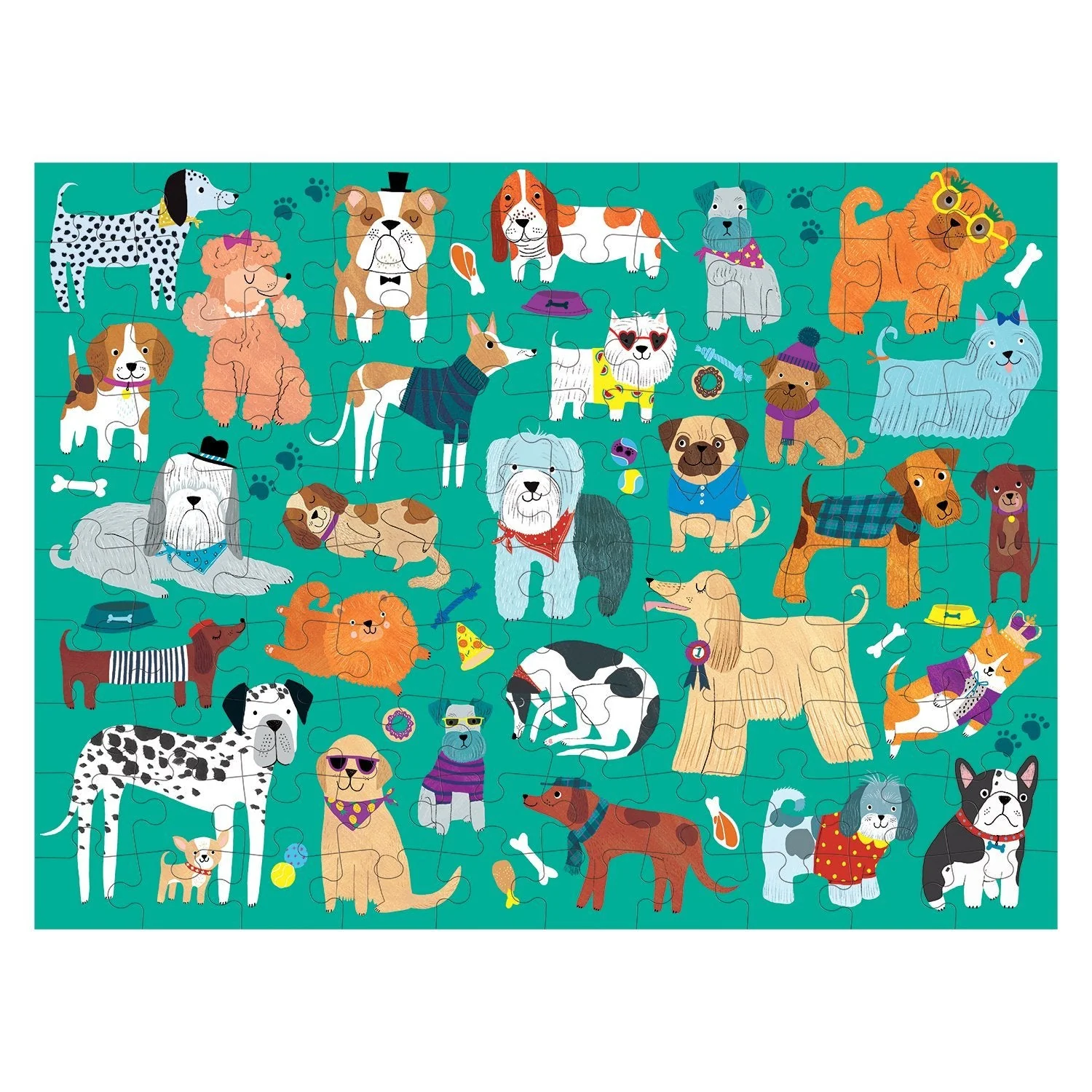 Cats & Dogs 100 Piece Double-Sided Puzzle - Image 3