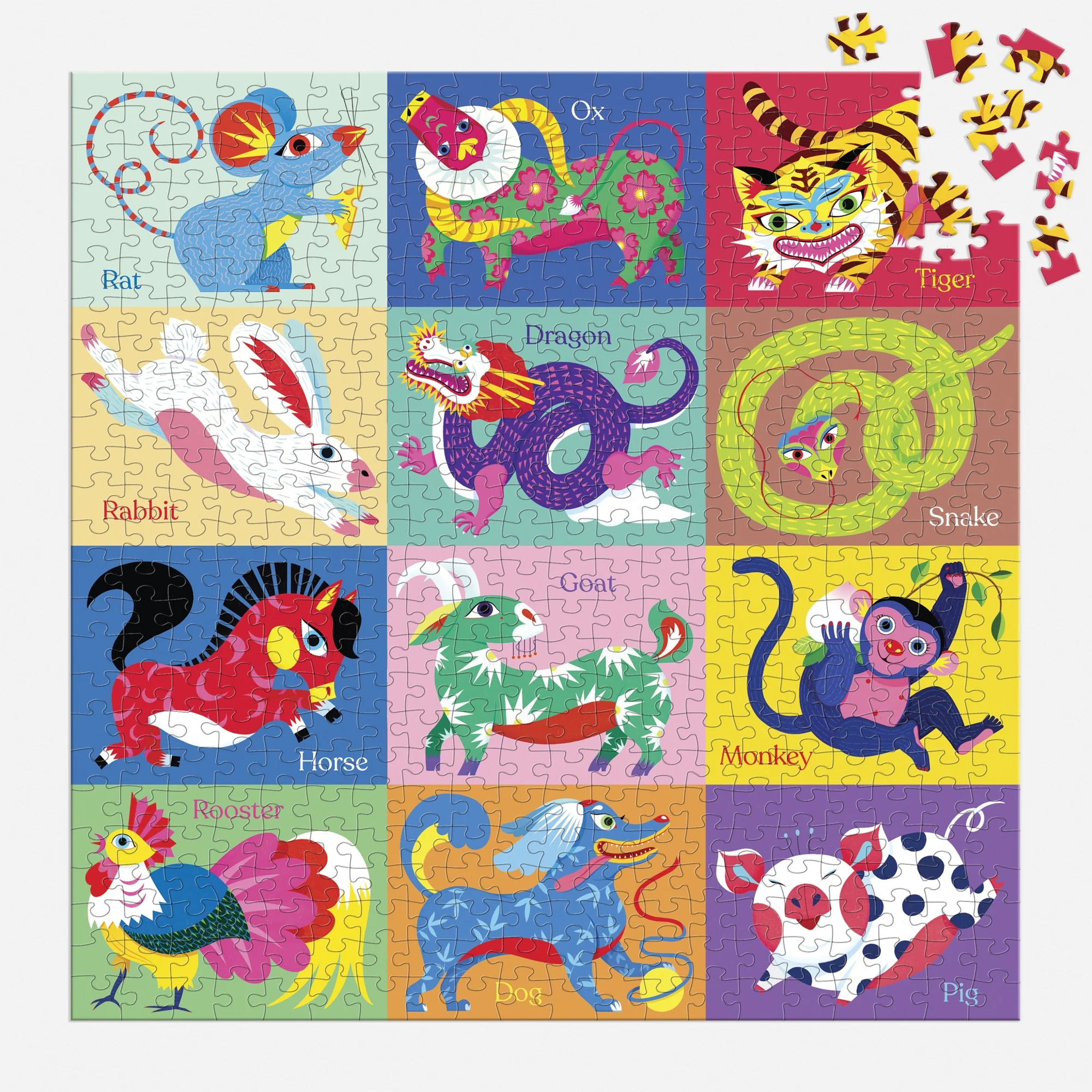 Chinese Zodiac 500 Piece Family Puzzle - Image 3