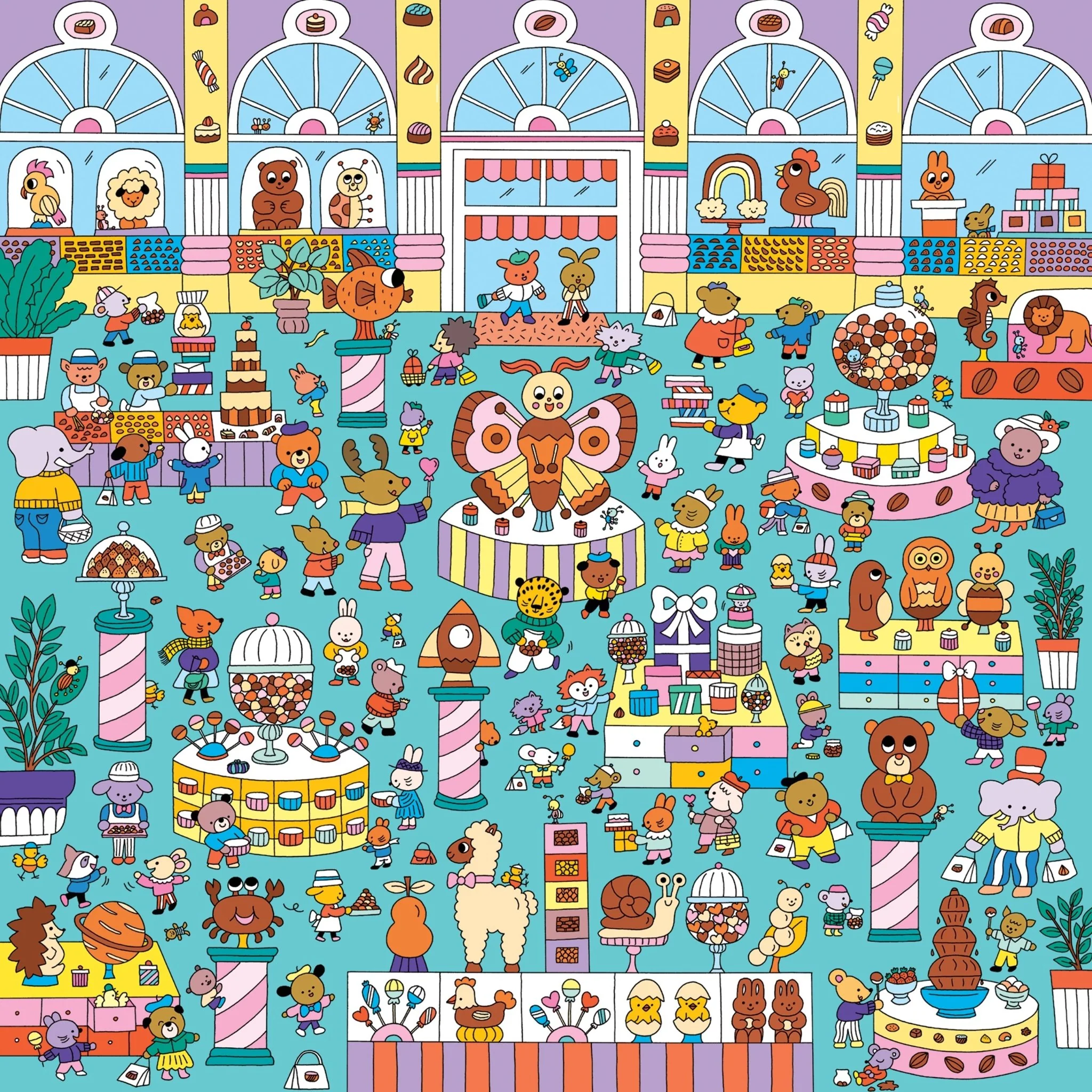 Chocolate Shop 500 Piece Search & Find Family Puzzle - Image 4
