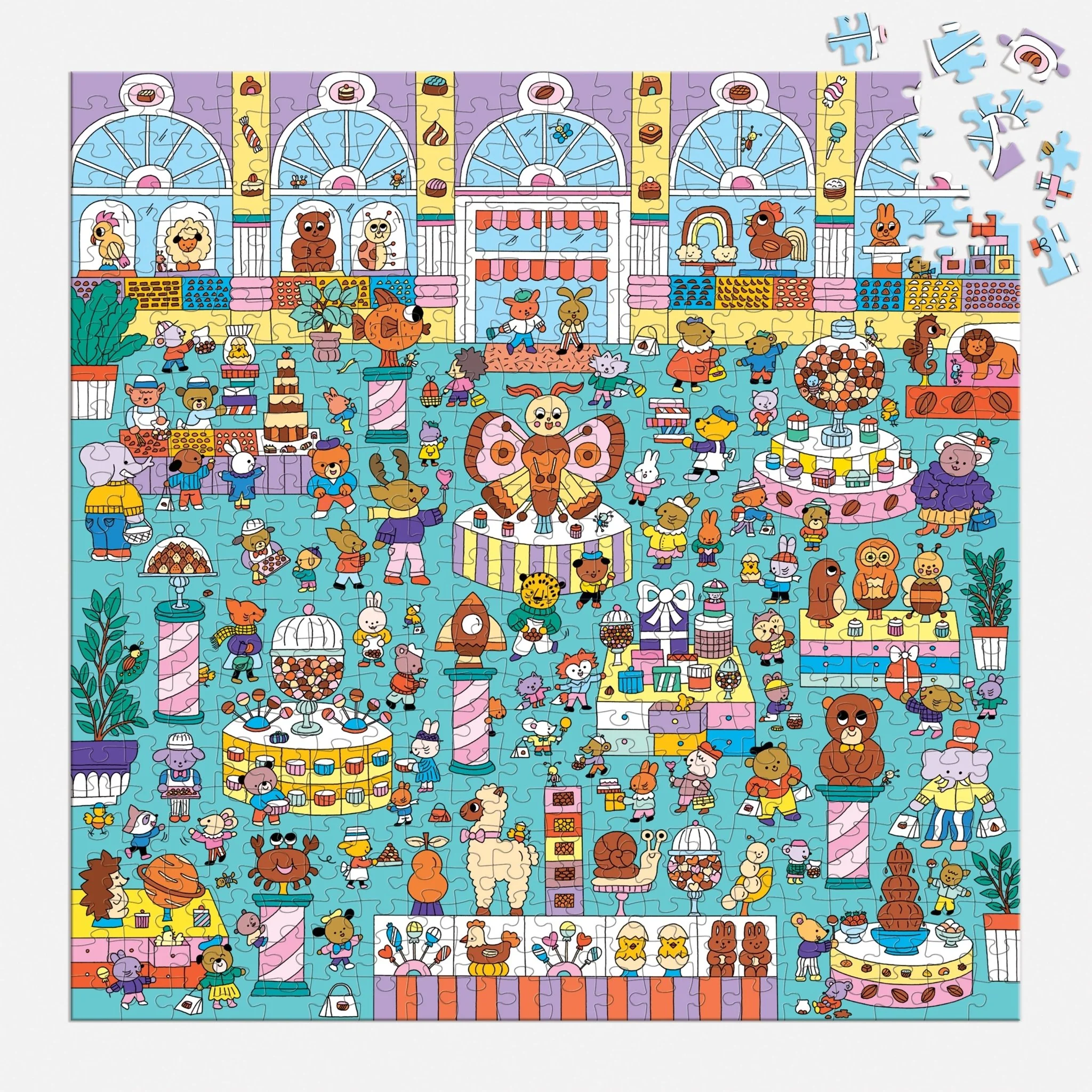 Chocolate Shop 500 Piece Search & Find Family Puzzle - Image 6