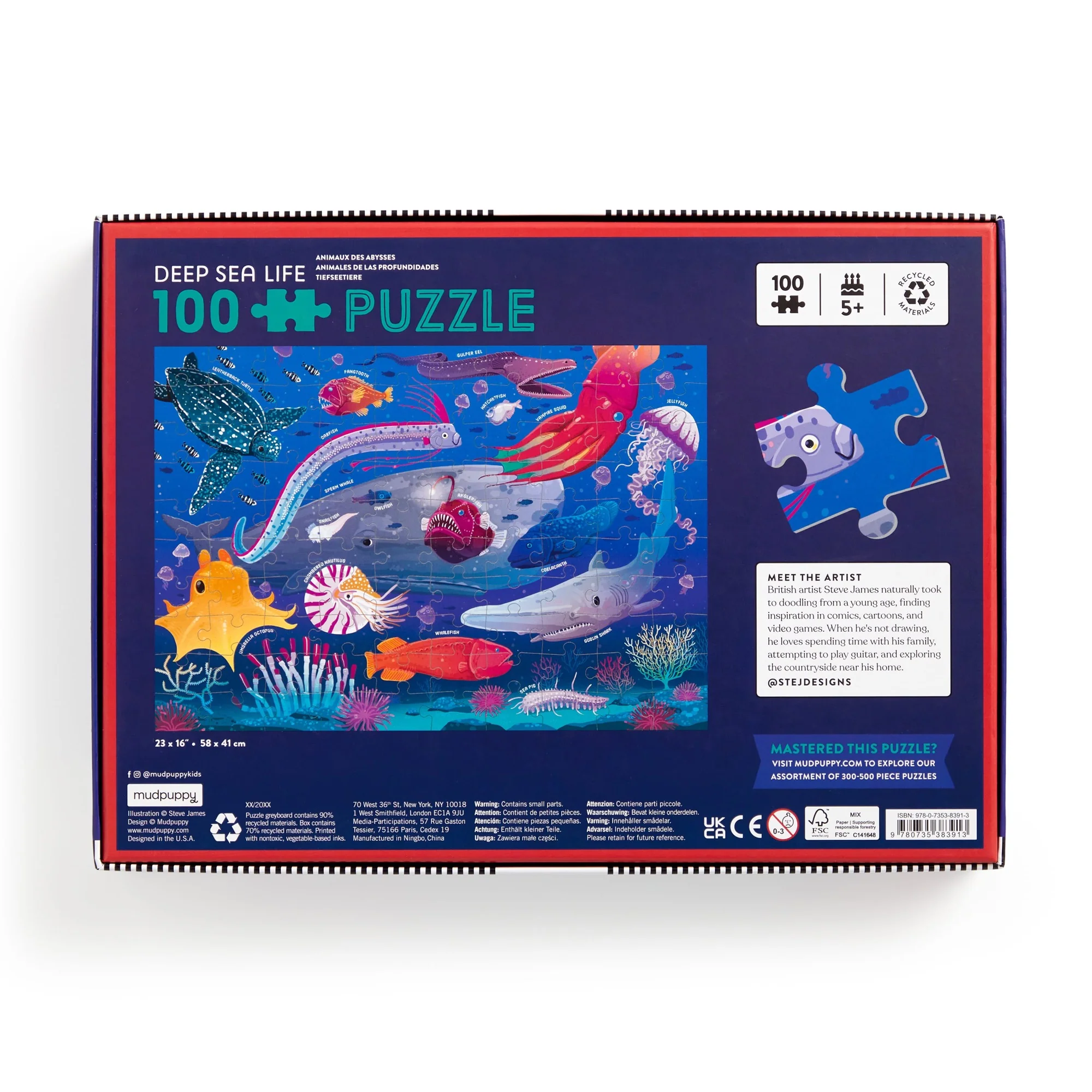 Deep Sea 100 Piece Puzzle - Image 3