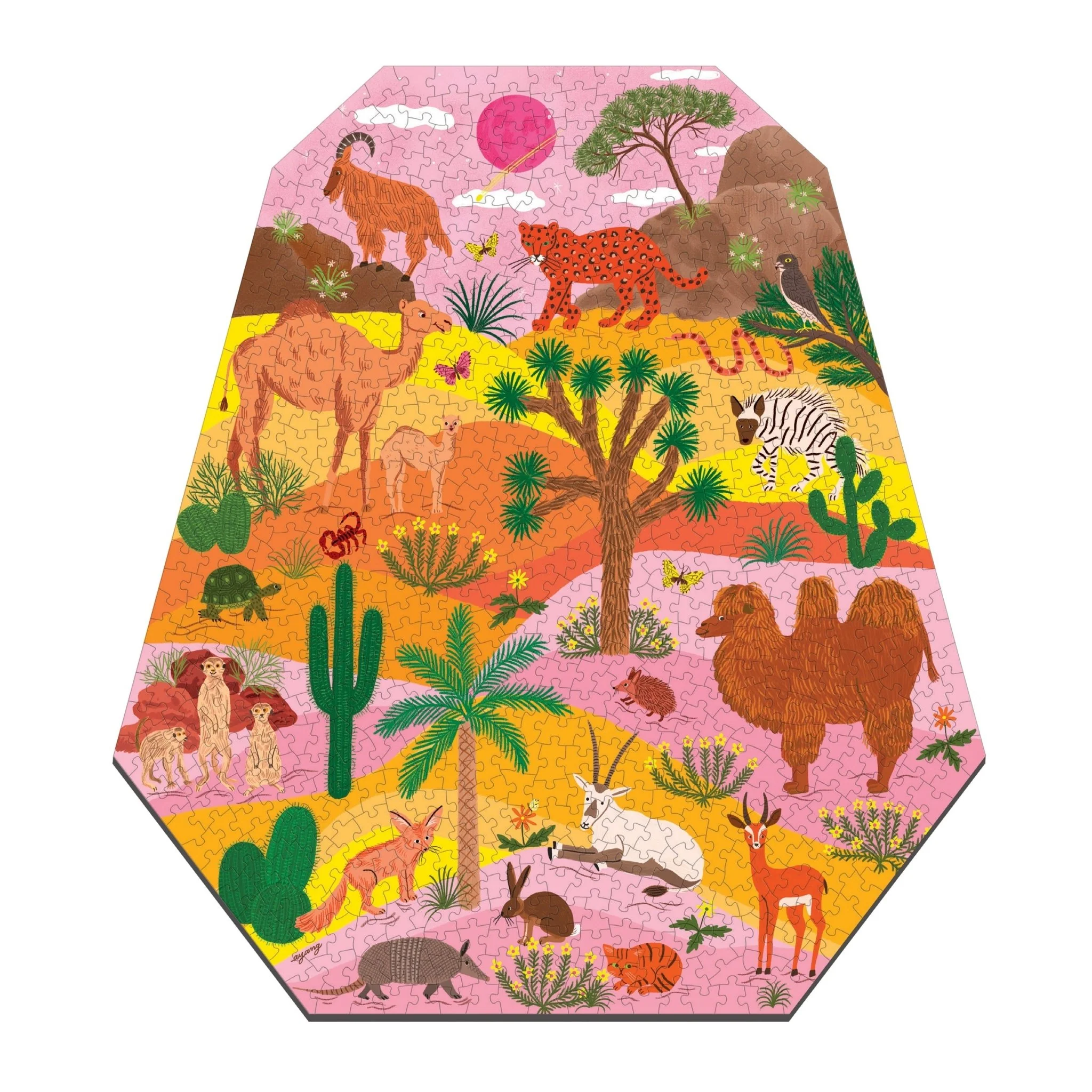 Desert Terrarium 750 Piece Shaped Puzzle - Image 3