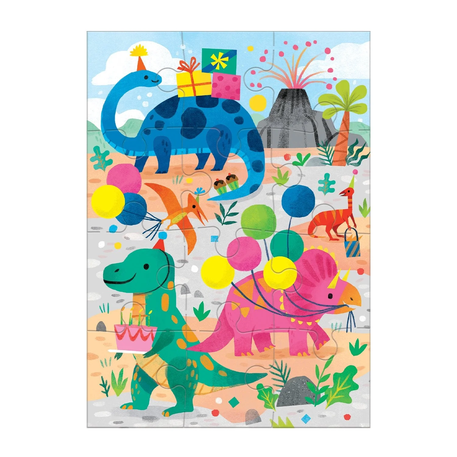 Dino Party Greeting Card Puzzle - Image 2