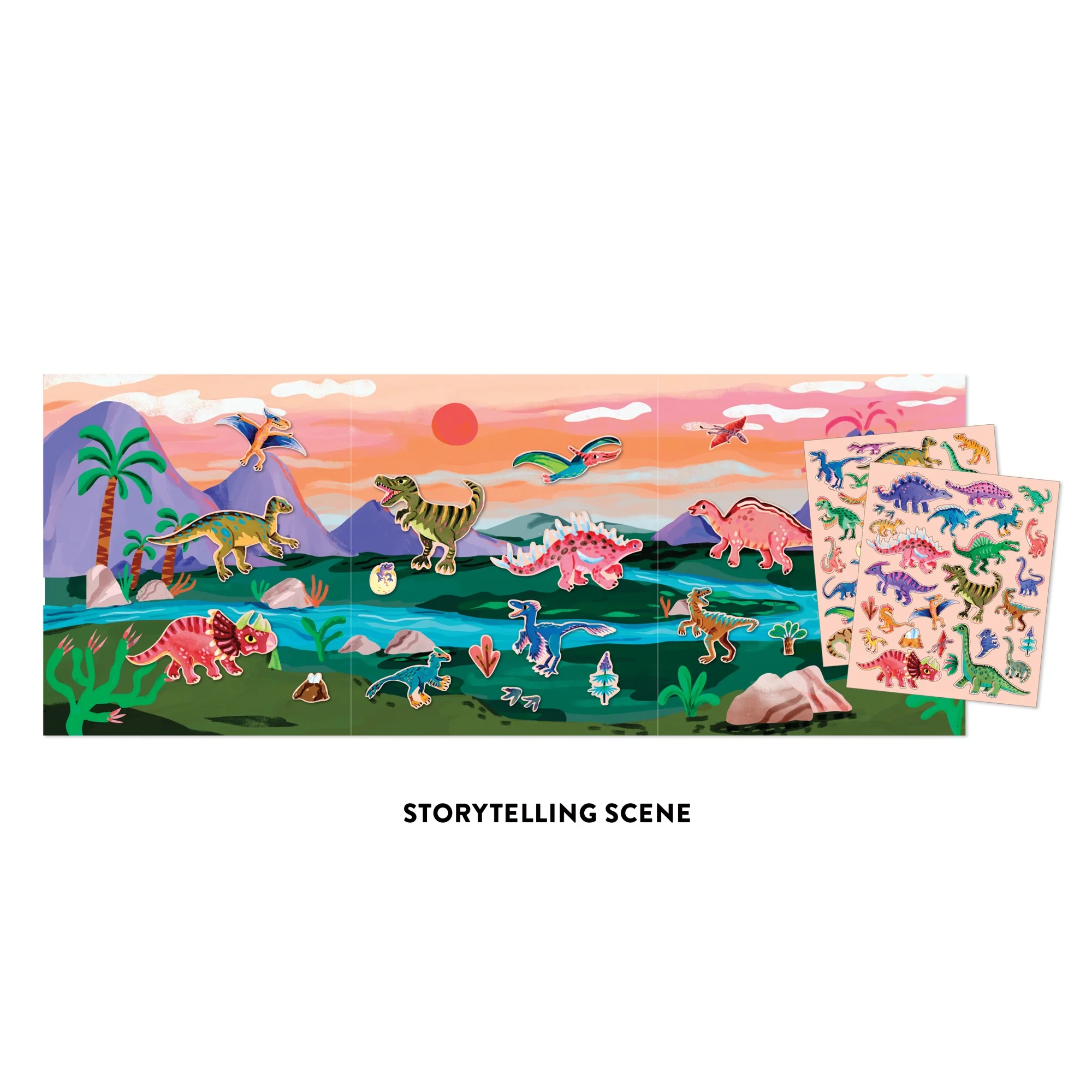 Dinosaur Park Sticker Play Reusable Activity Set - Image 8