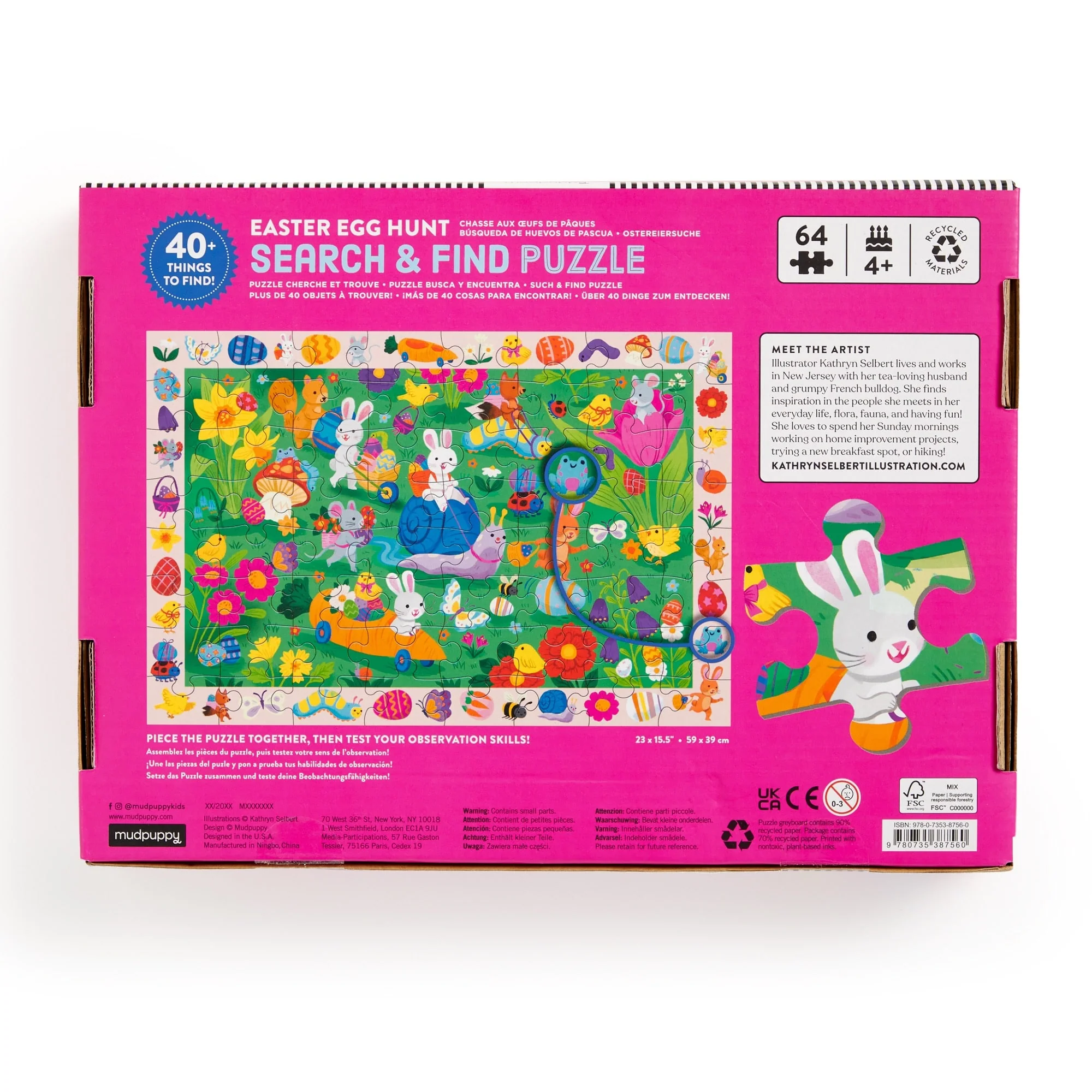 Easter Egg Hunt 64 Piece Search & Find Puzzle - Image 6