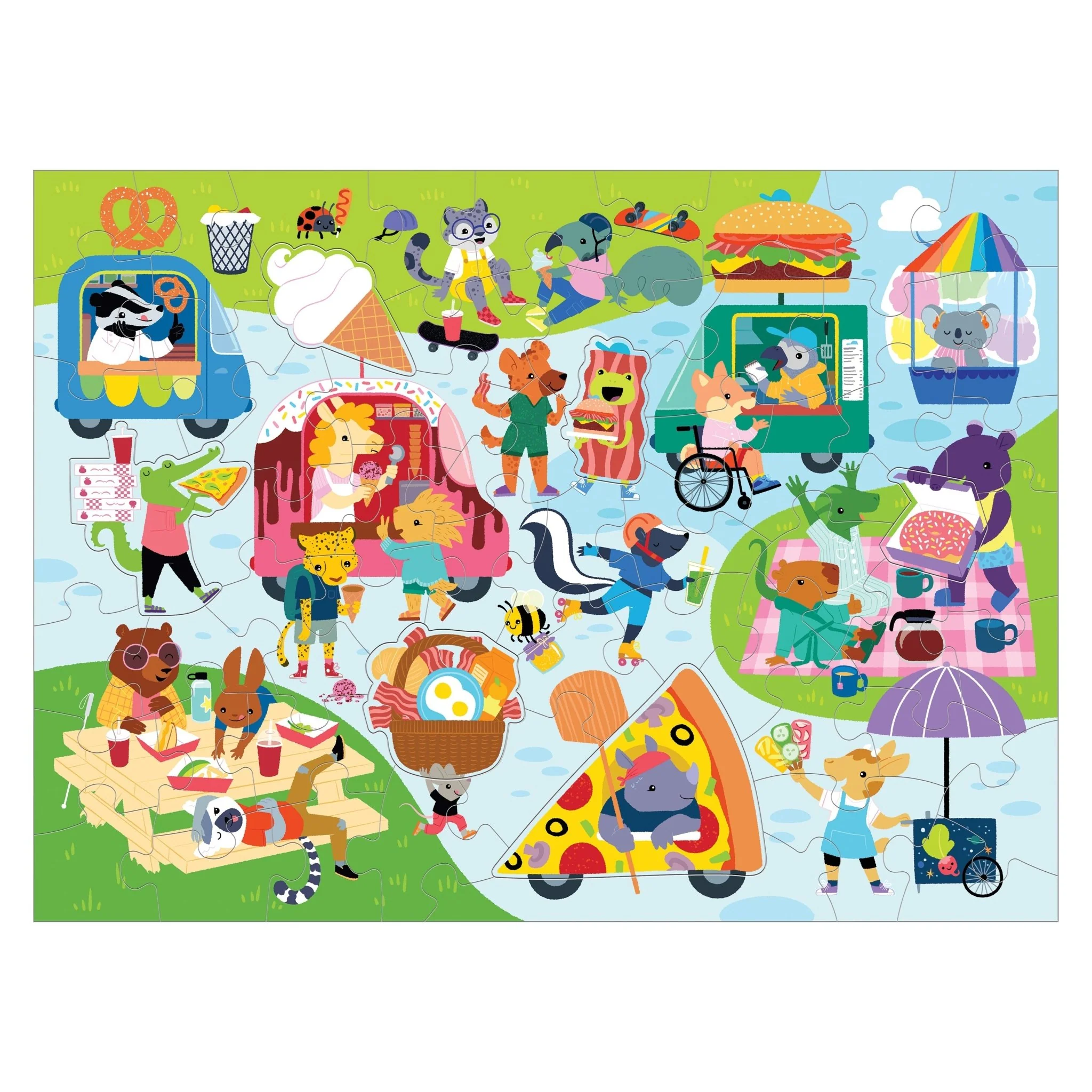 Food Festival 60 Piece Scratch & Sniff Puzzle - Image 2