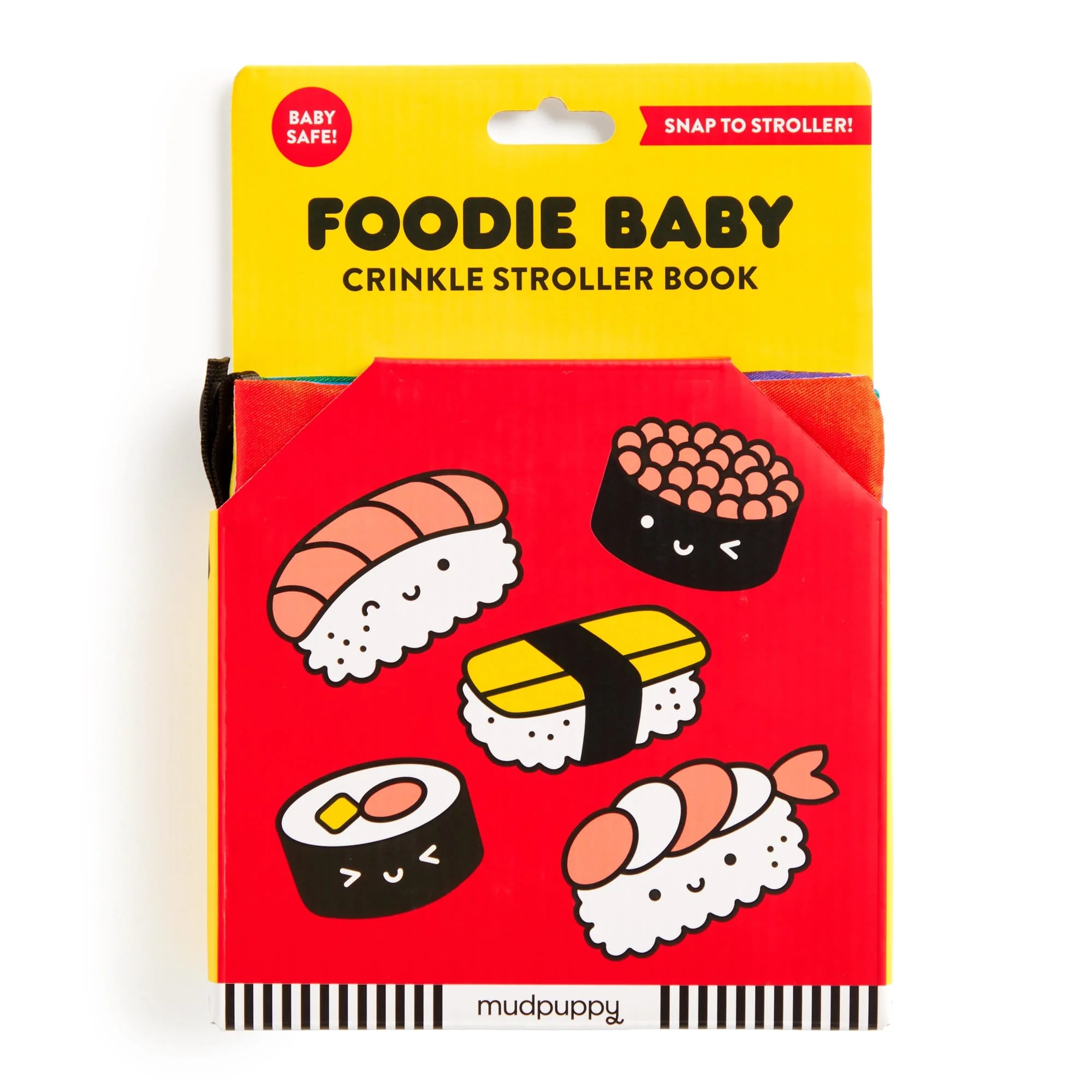 Foodie Baby Crinkle Fabric Stroller Book - Image 4