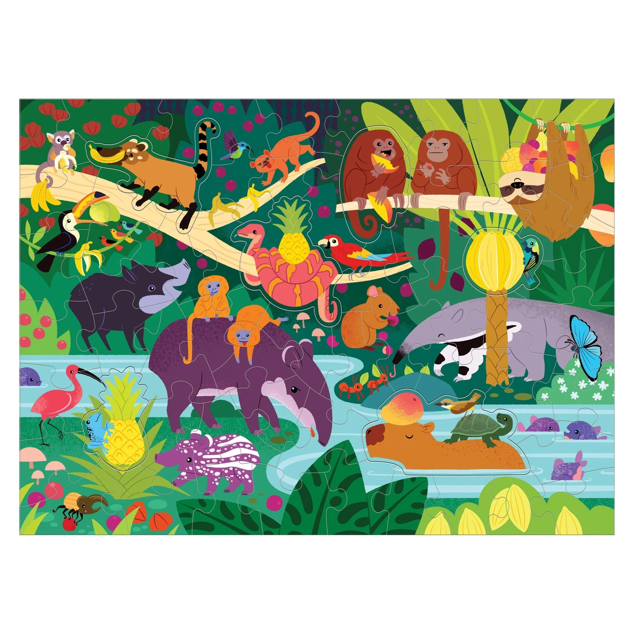 Fruity Jungle 60 Piece Scratch & Sniff Puzzle - Image 2