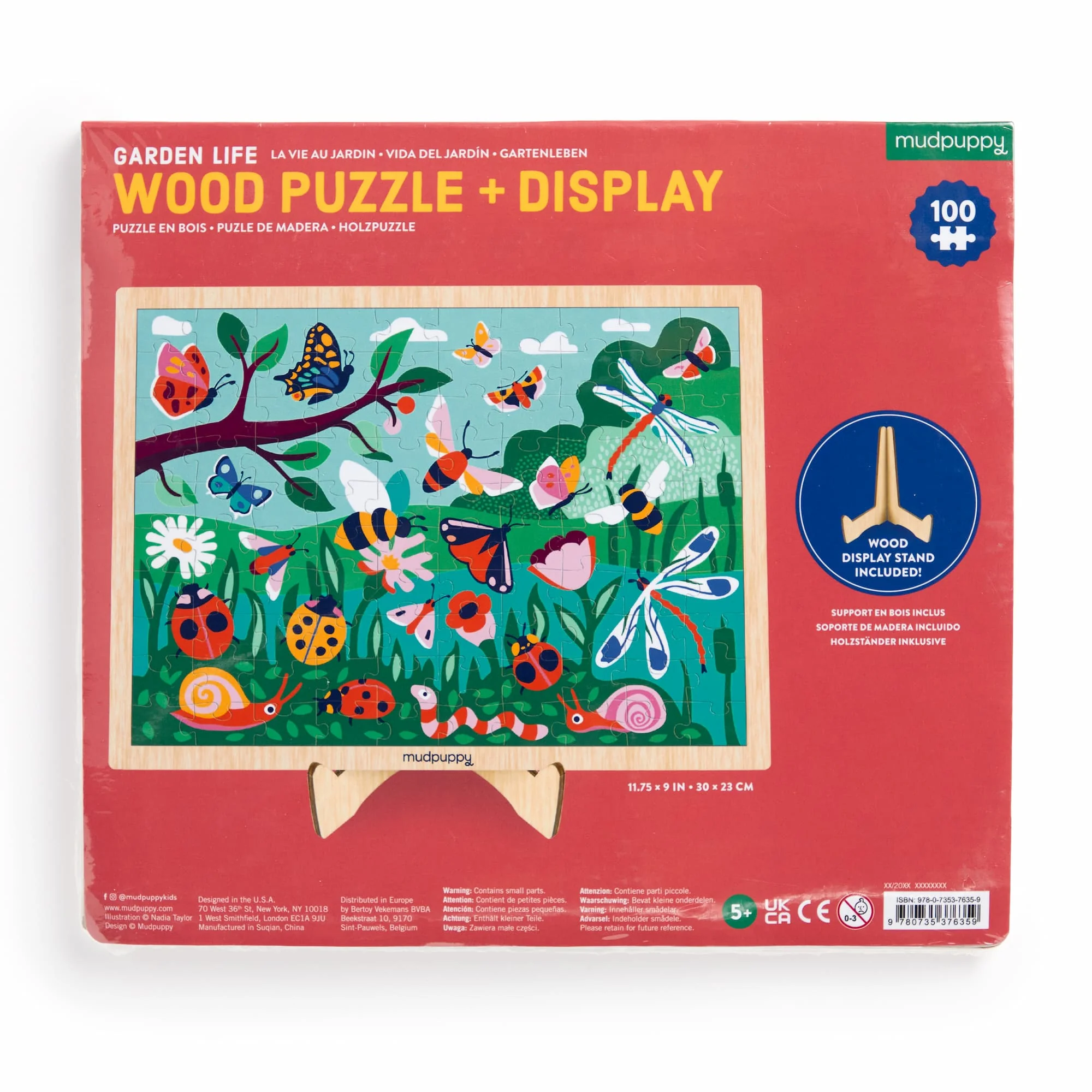 Garden Life 100 Piece Wood Puzzle + Display - Image 6