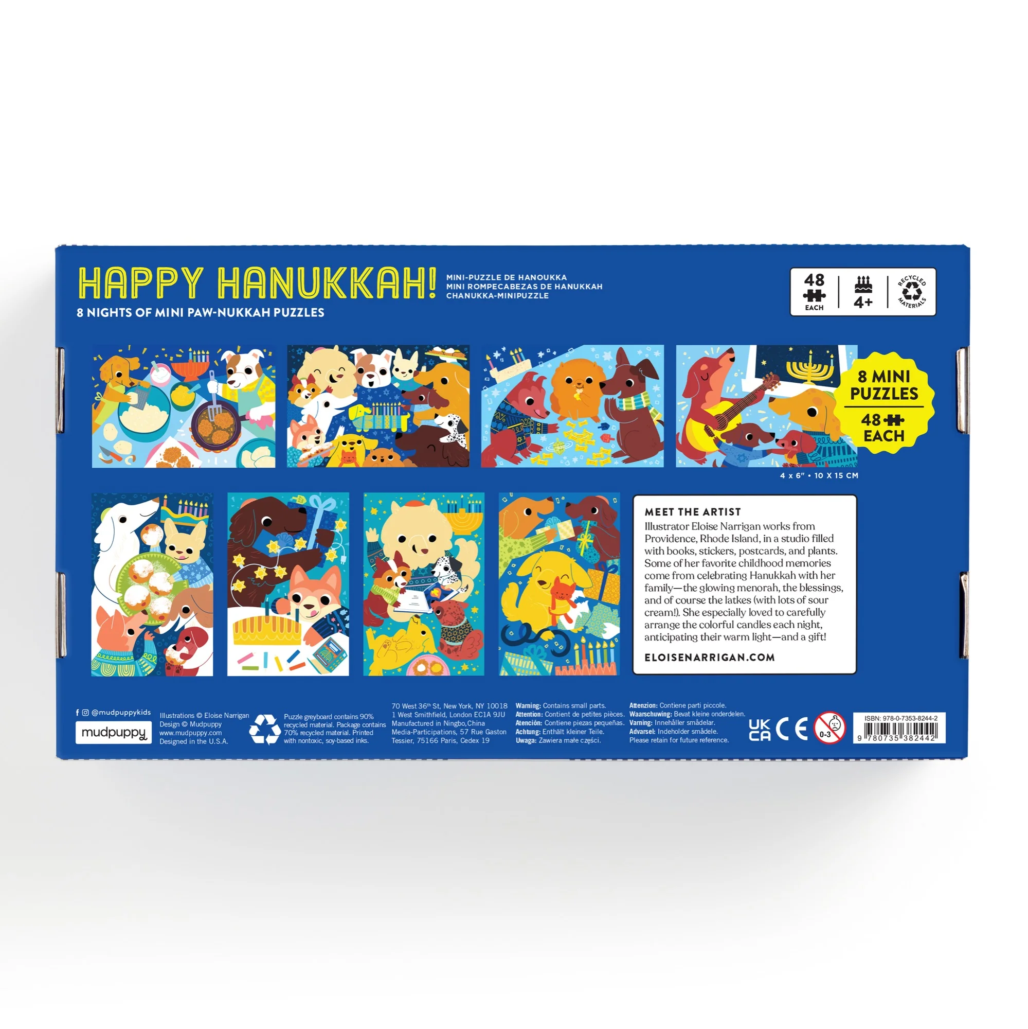 Happy Hanukkah! Countdown Puzzle Set - Image 3