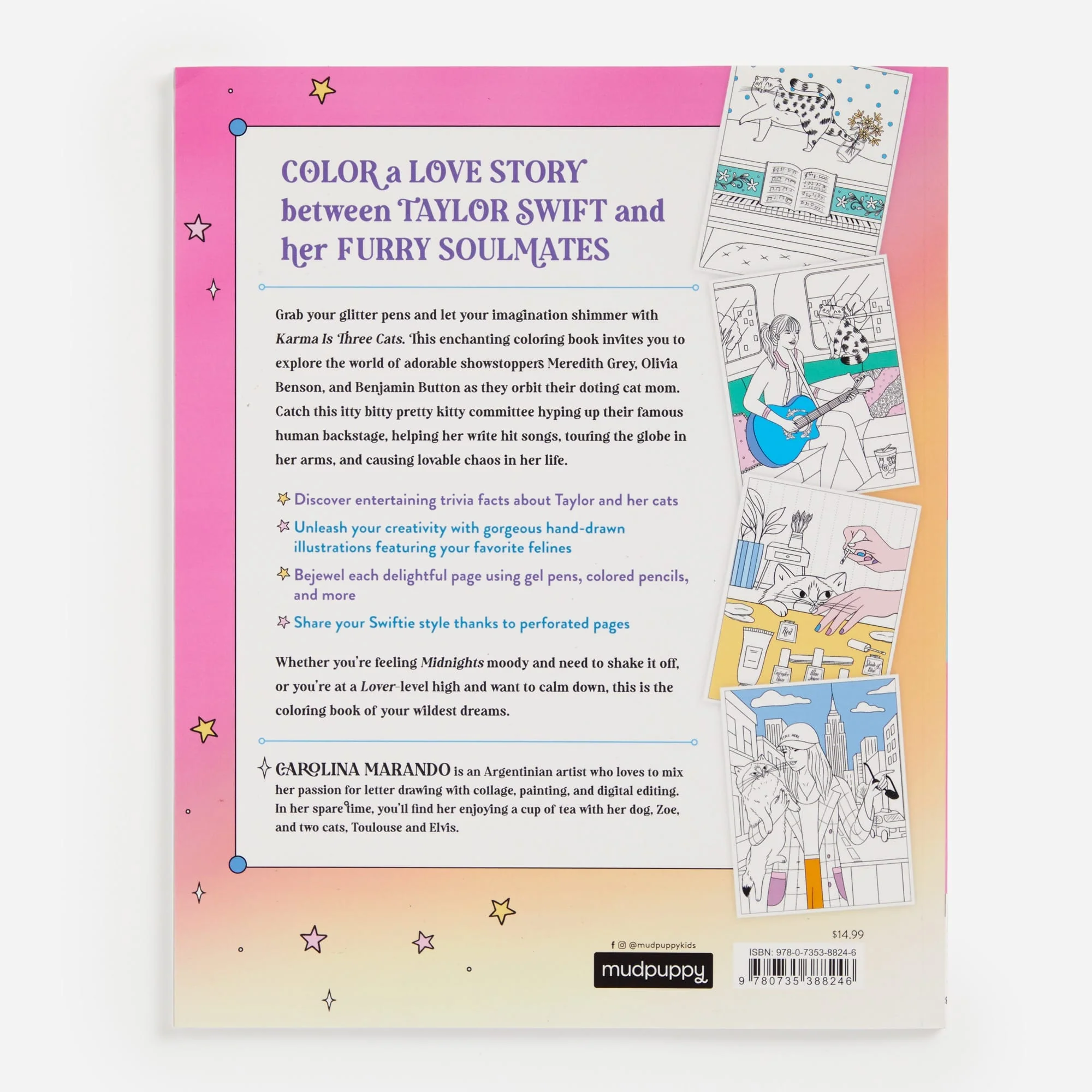 Karma is Three Cats Coloring Book - Image 9