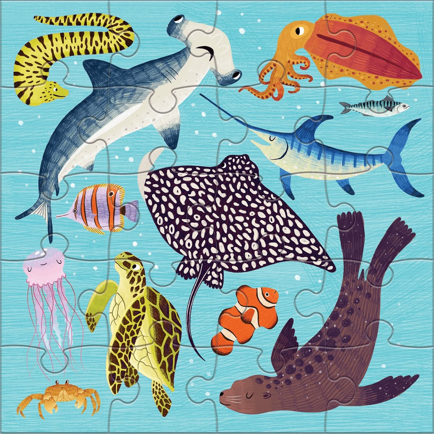 Land & Sea Animals Magnetic Puzzle - Image 3