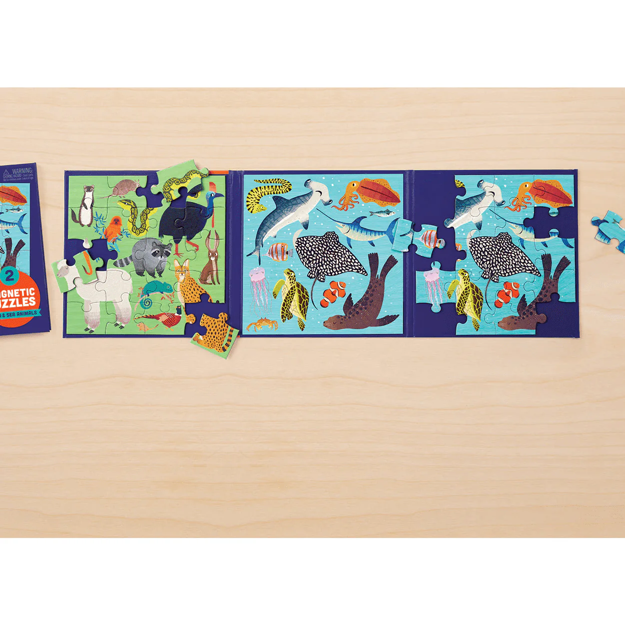 Land & Sea Animals Magnetic Puzzle - Image 5