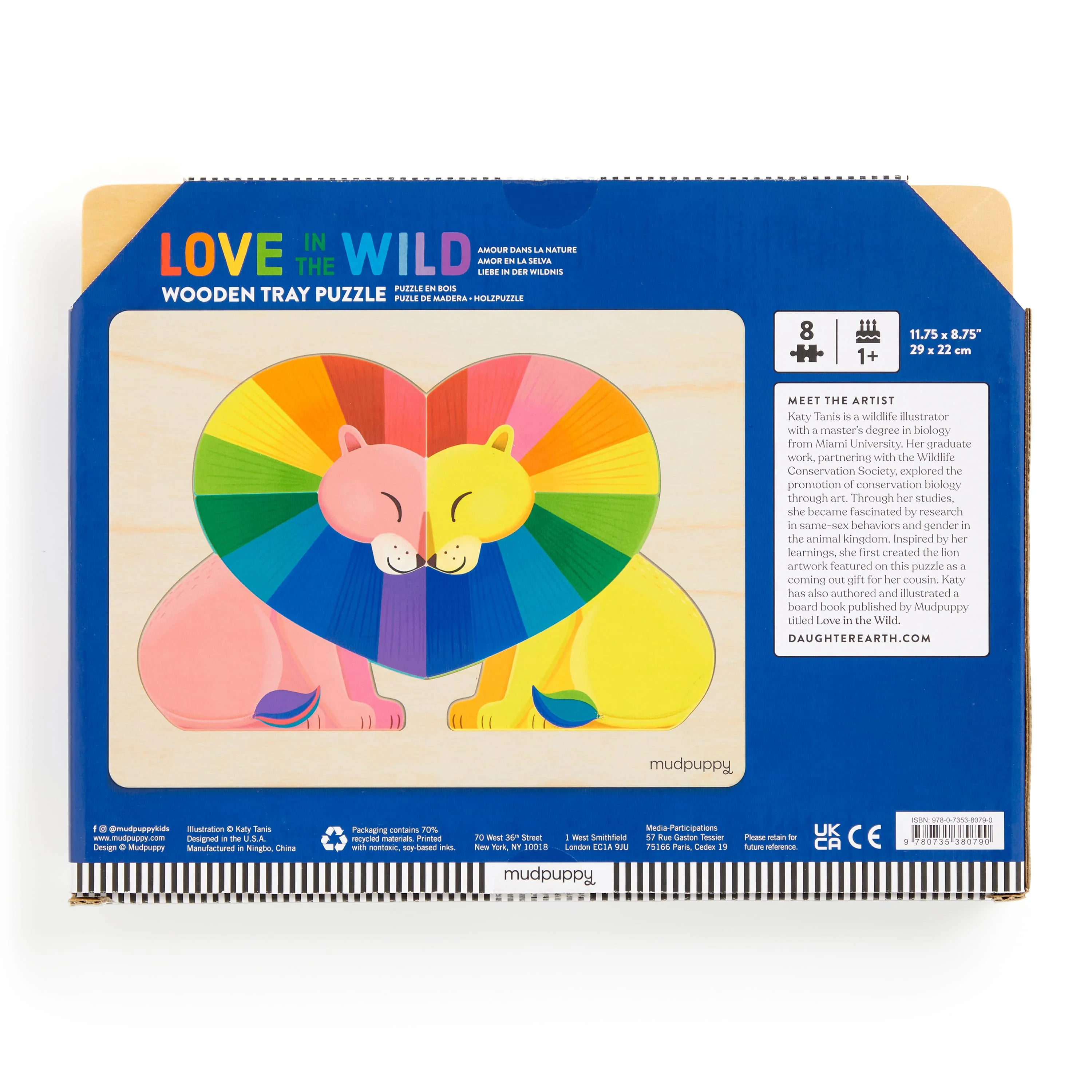 Love in the Wild Wooden Tray Puzzle - Image 6