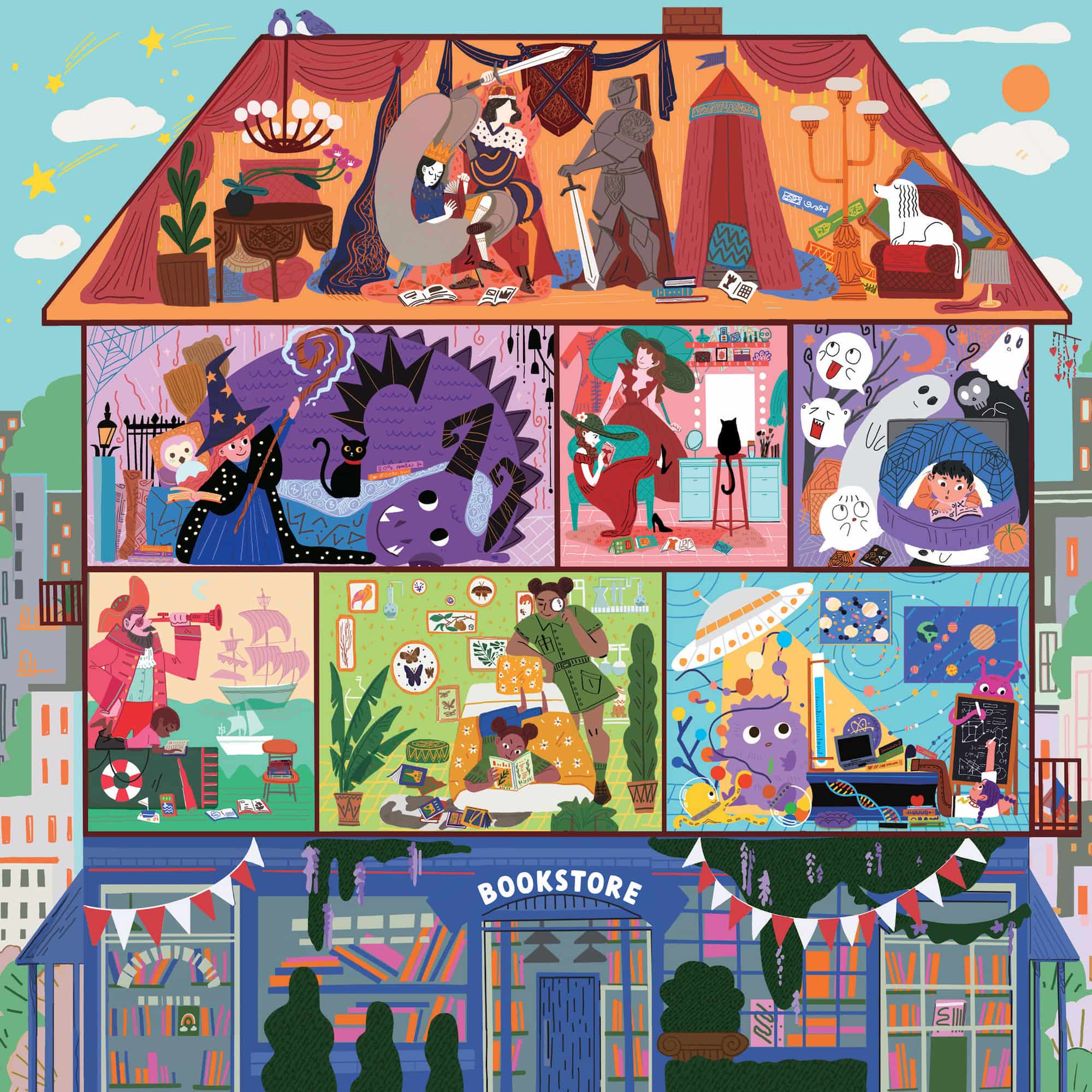 Magic of Stories 500 Piece Family Puzzle - Image 5