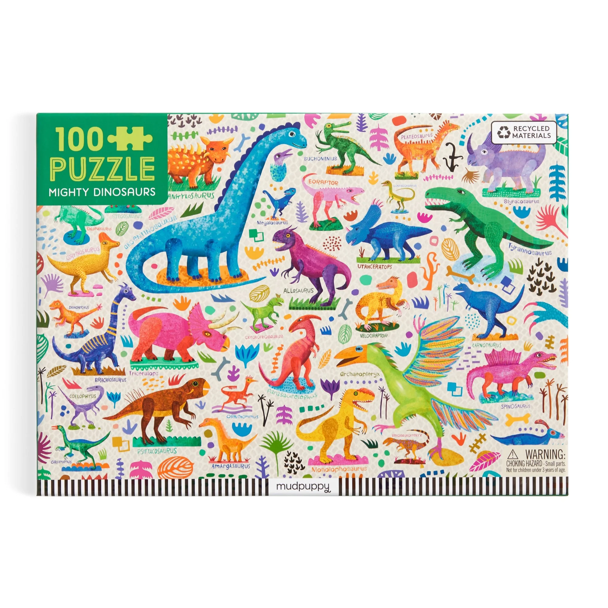 Mighty Dinosaurs 100 Piece Puzzle - Image 2
