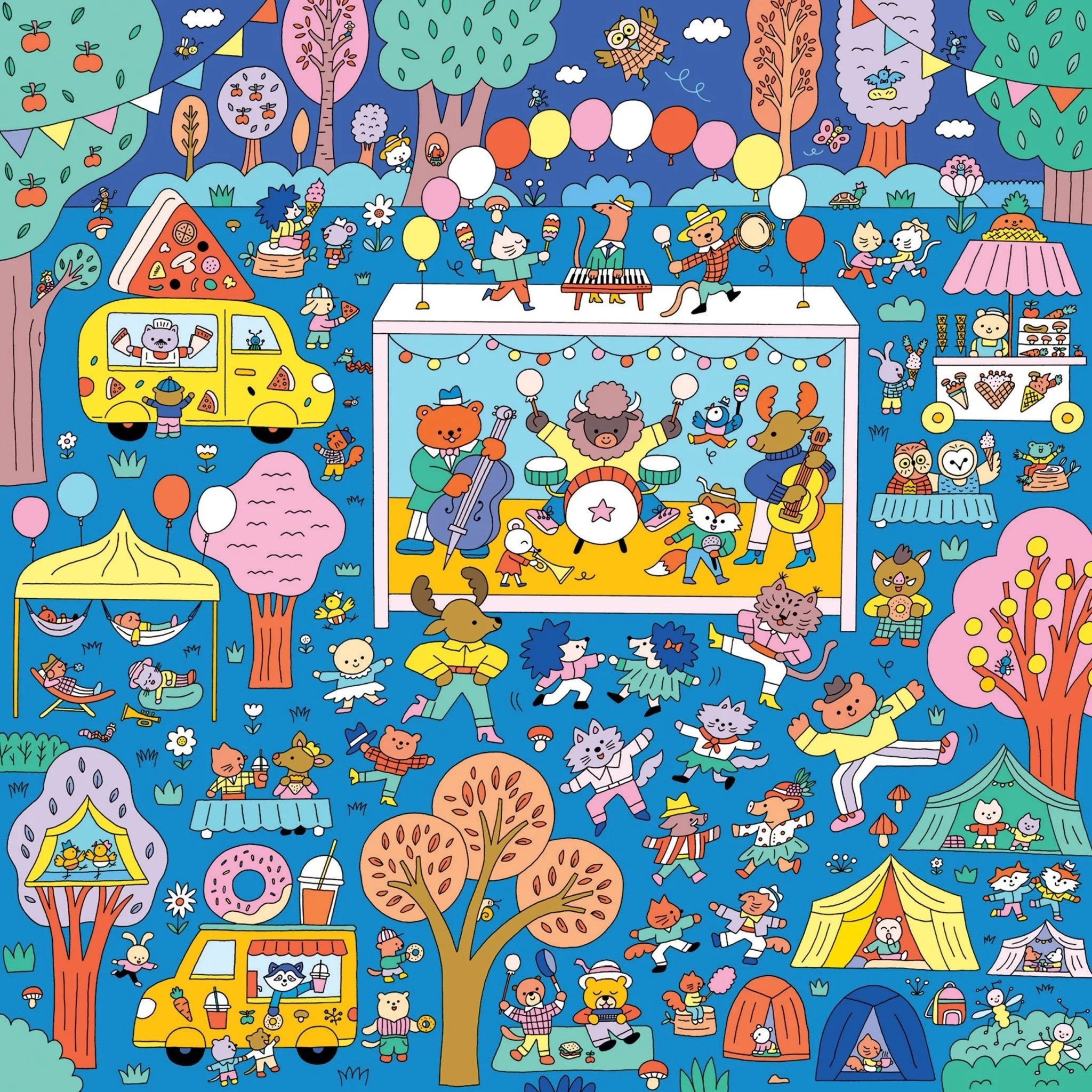 Music Festival 500 Piece Search & Find Family Puzzle - Image 4