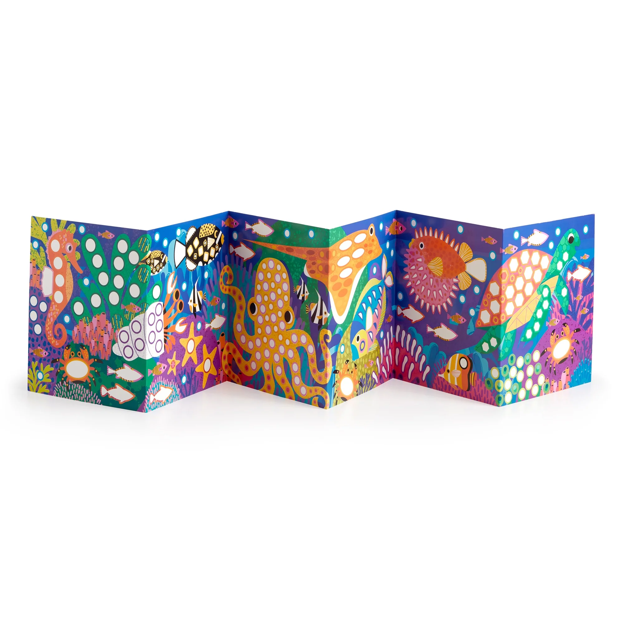 Ocean Life Sticker Sparkle Poster Activity Kit - Image 5