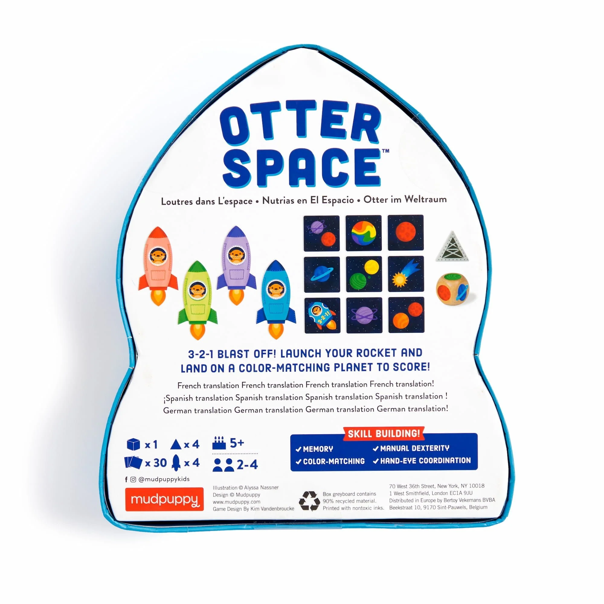 Otter Space Shaped Box Game - Image 7