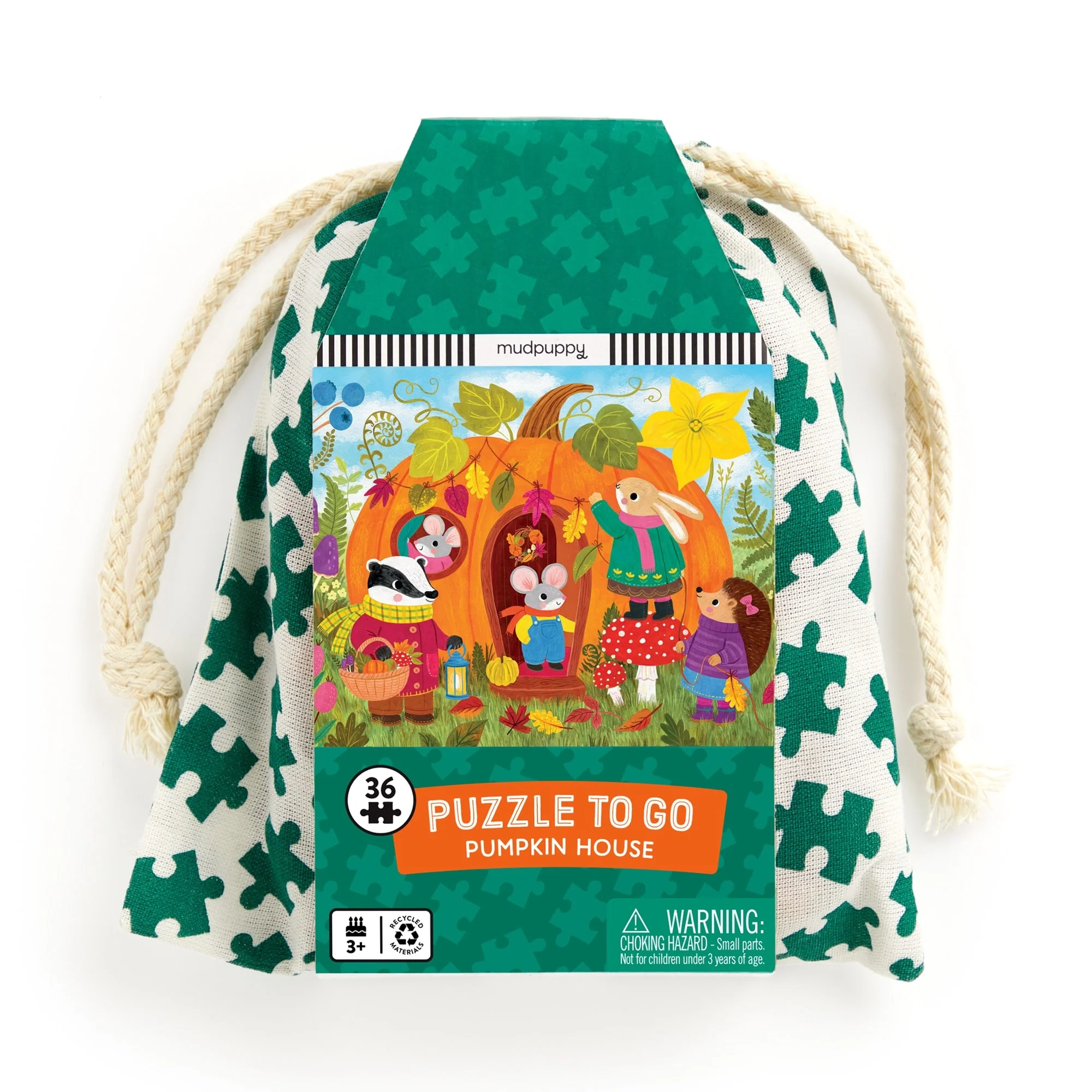 Pumpkin House 36 Piece Puzzle to Go - Image 2