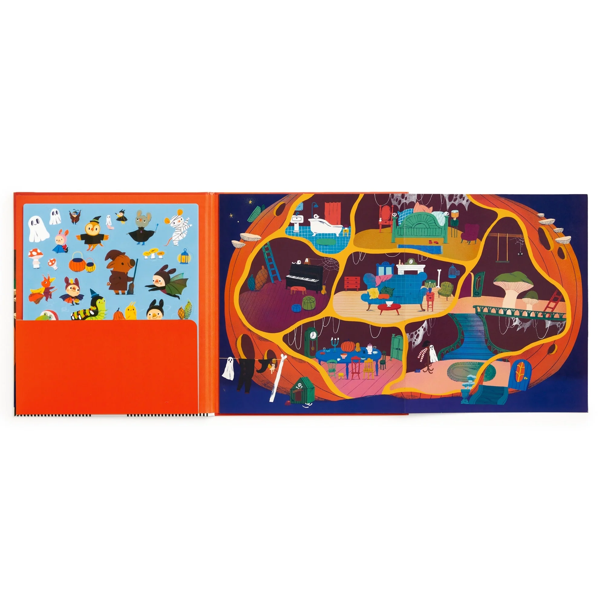 Pumpkin Village Sticker Play Reusable Activity Set - Image 4