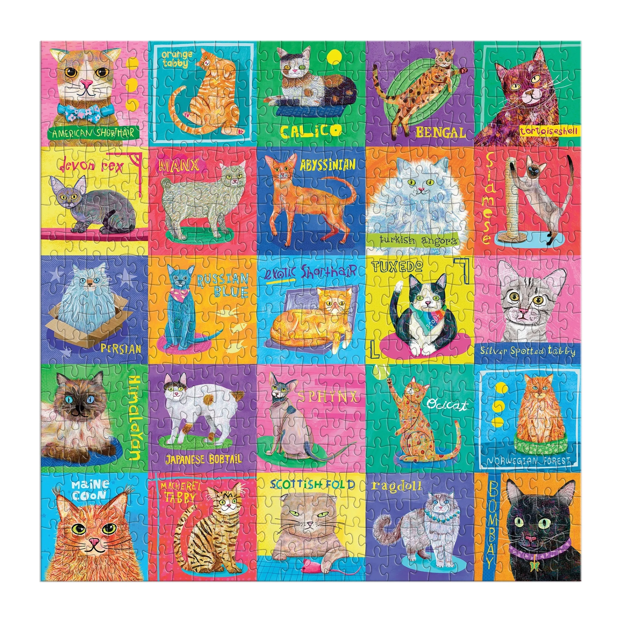 Purr-fect Portraits 500 Piece Family Puzzle - Image 3