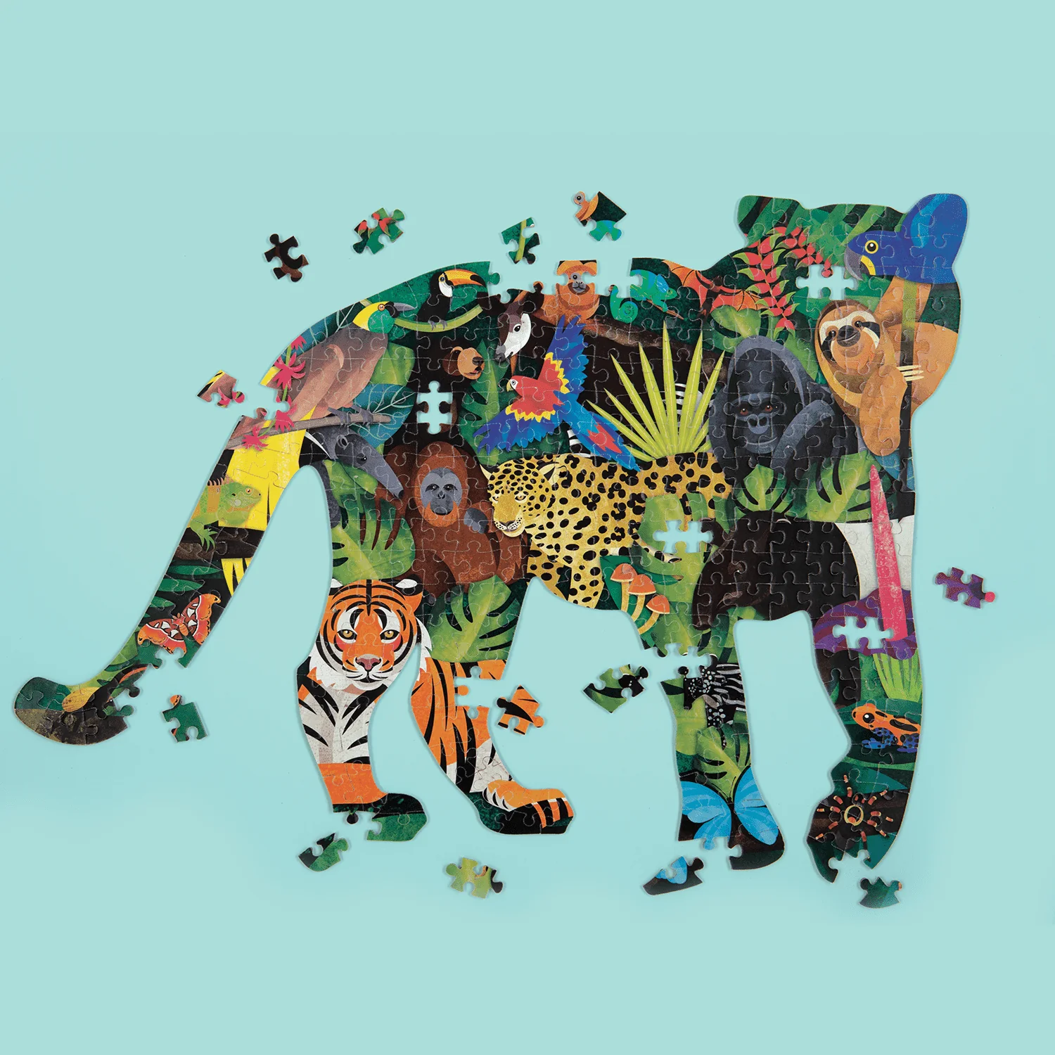Rainforest 300 Piece Shaped Scene Puzzle - Image 3