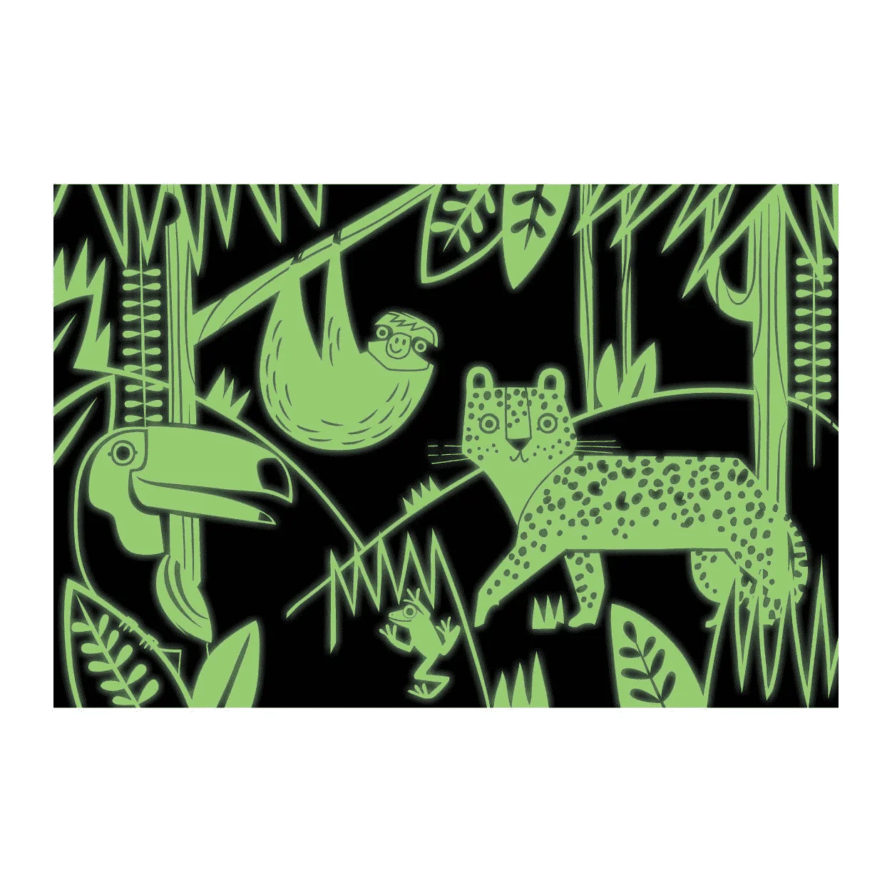 Rainforest Glow in the Dark Puzzle - Image 3