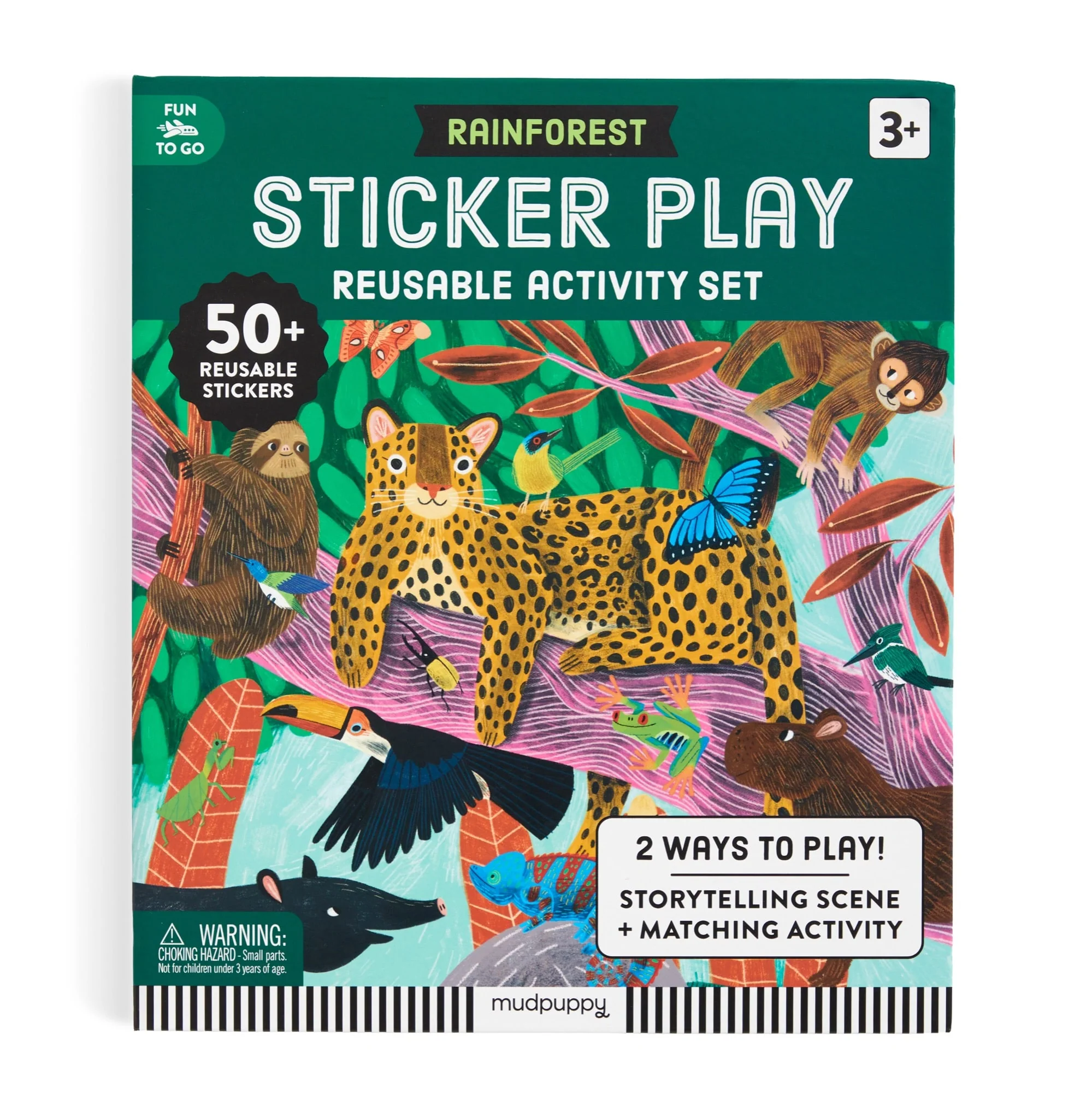 Rainforest Sticker Play Reusable Activity Set - Image 2