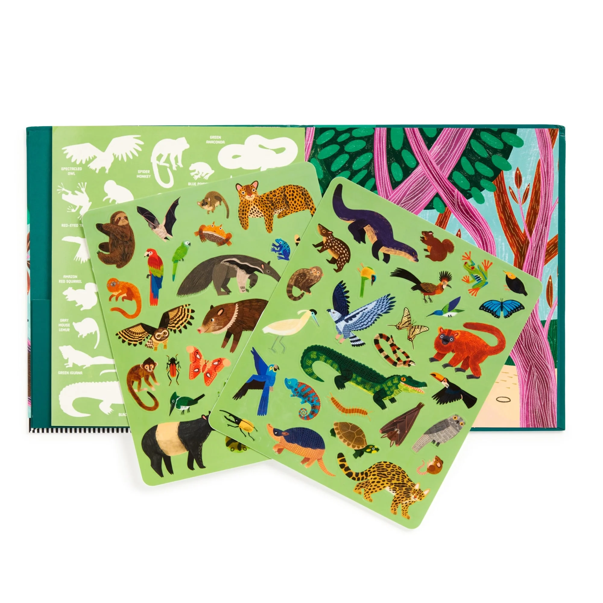 Rainforest Sticker Play Reusable Activity Set - Image 3