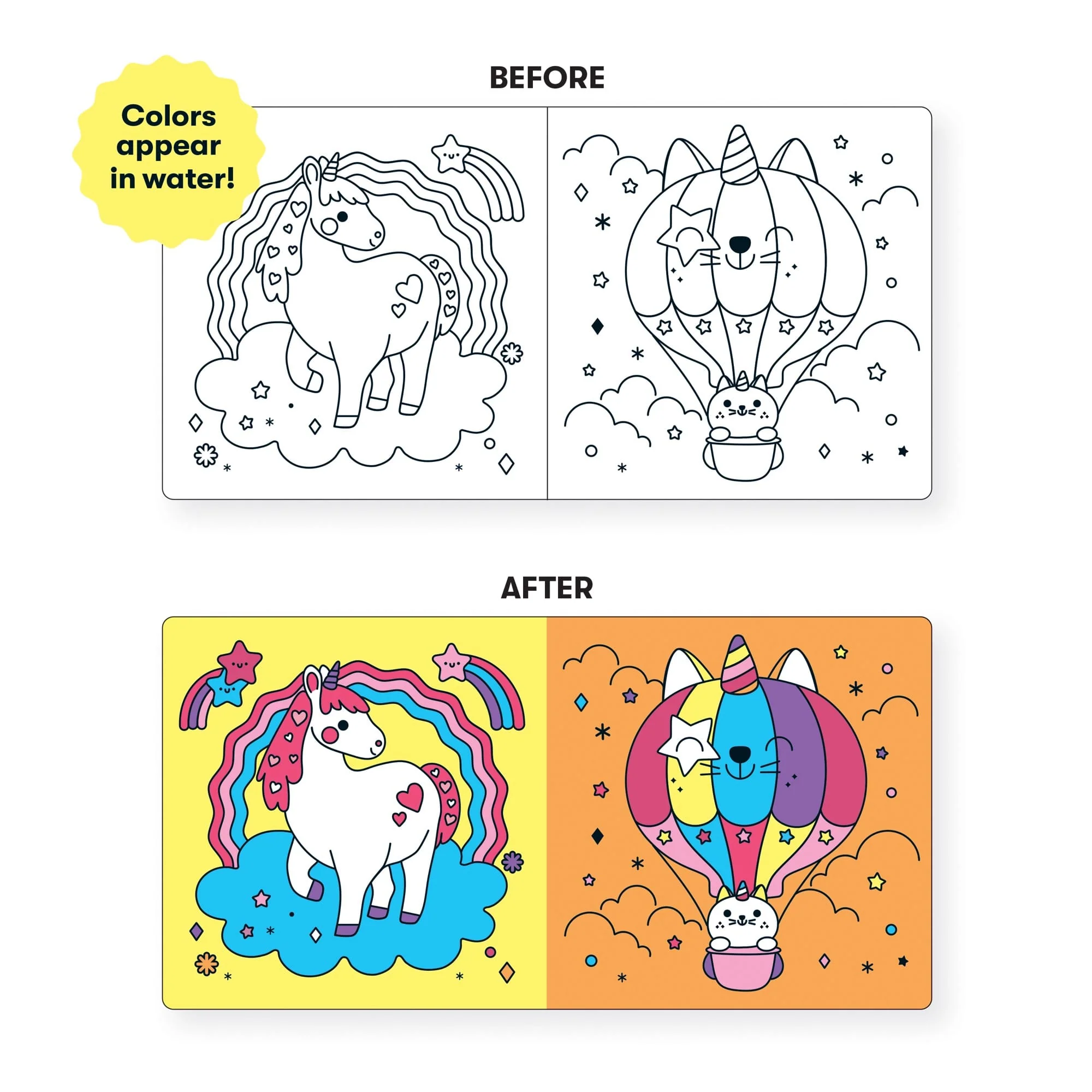 Unicorn Dreams Color Magic Bath Book - Image 6