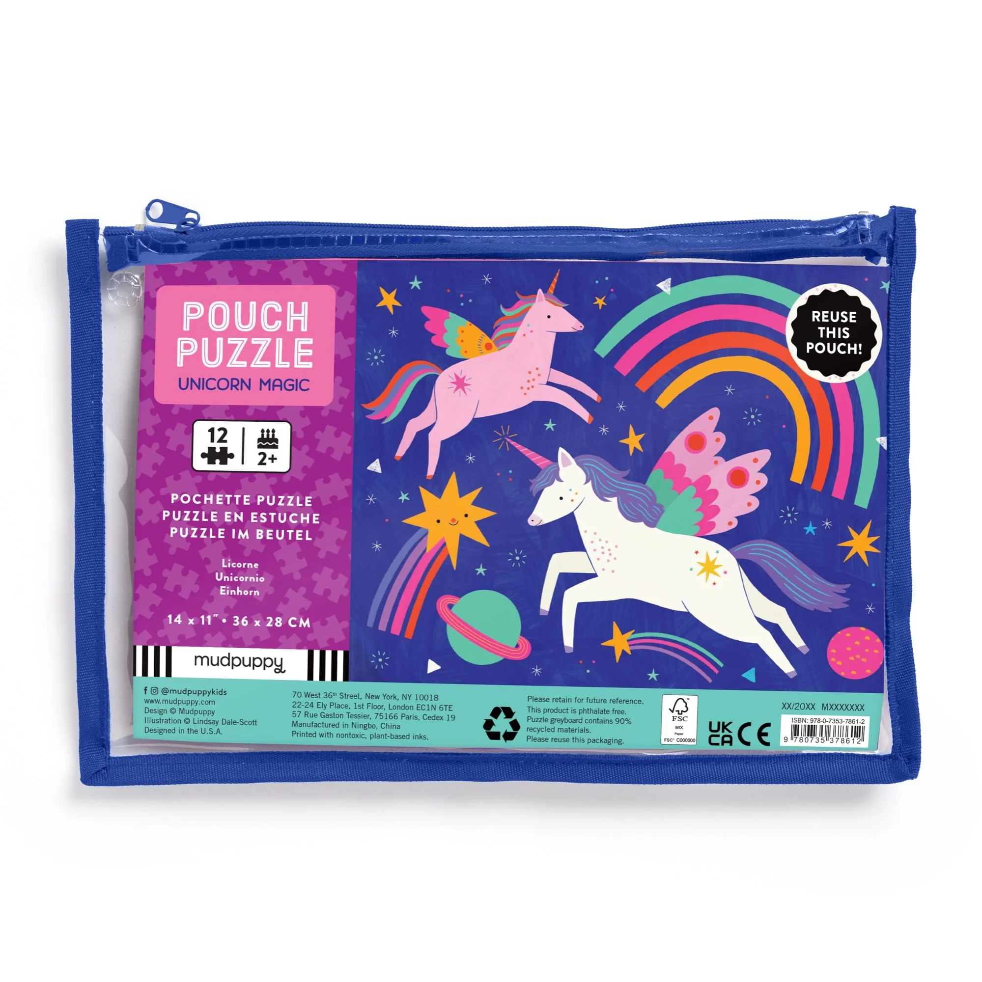 Unicorn Magic 12 Piece Pouch Puzzle - Image 2