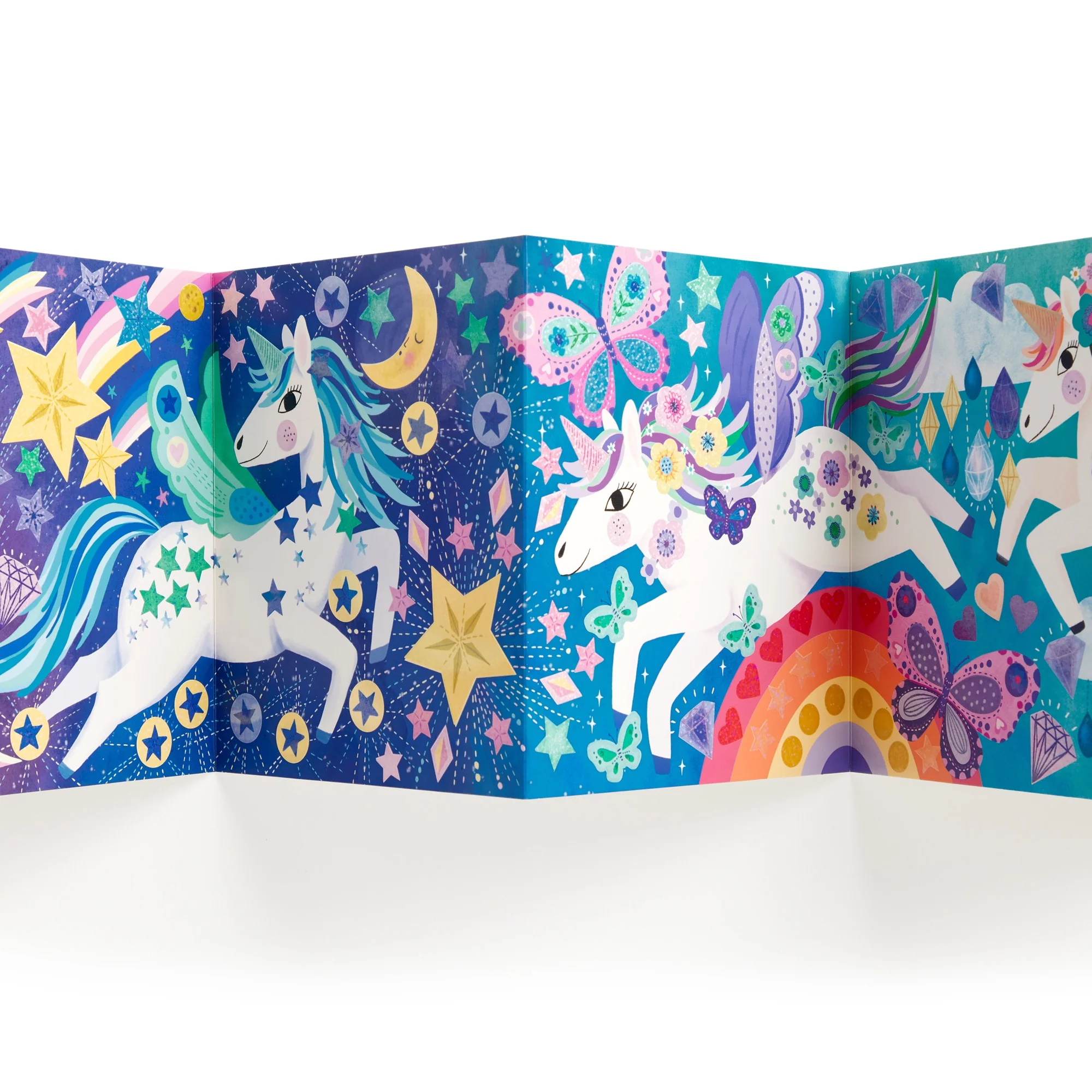 Unicorn Magic Sticker Sparkle Poster Activity Kit - Image 9