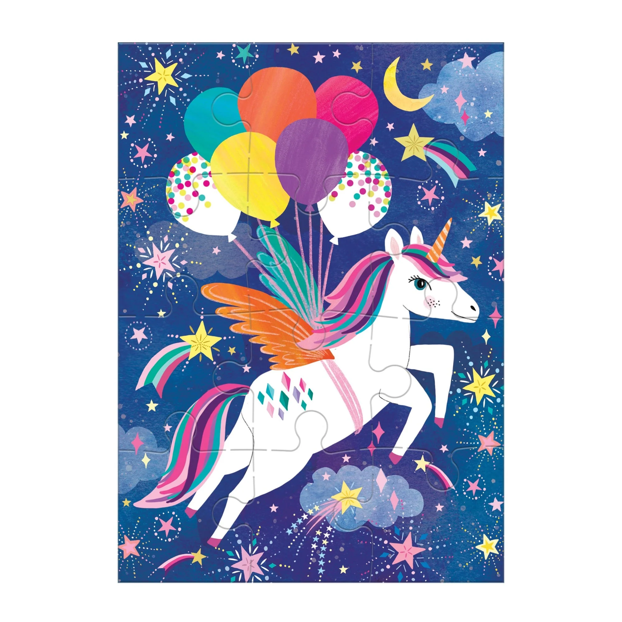 Unicorn Party Greeting Card Puzzle - Image 2