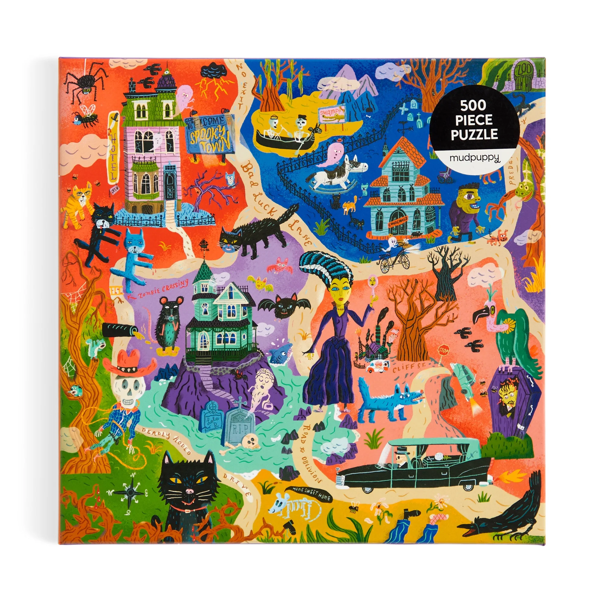 Welcome to Spooky Town 500 Piece Family Puzzle - Image 2