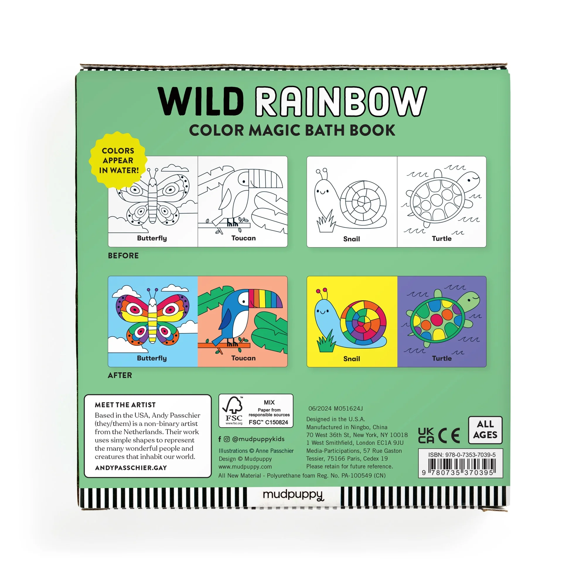 Wild Rainbow Color Magic Bath Book - Image 7