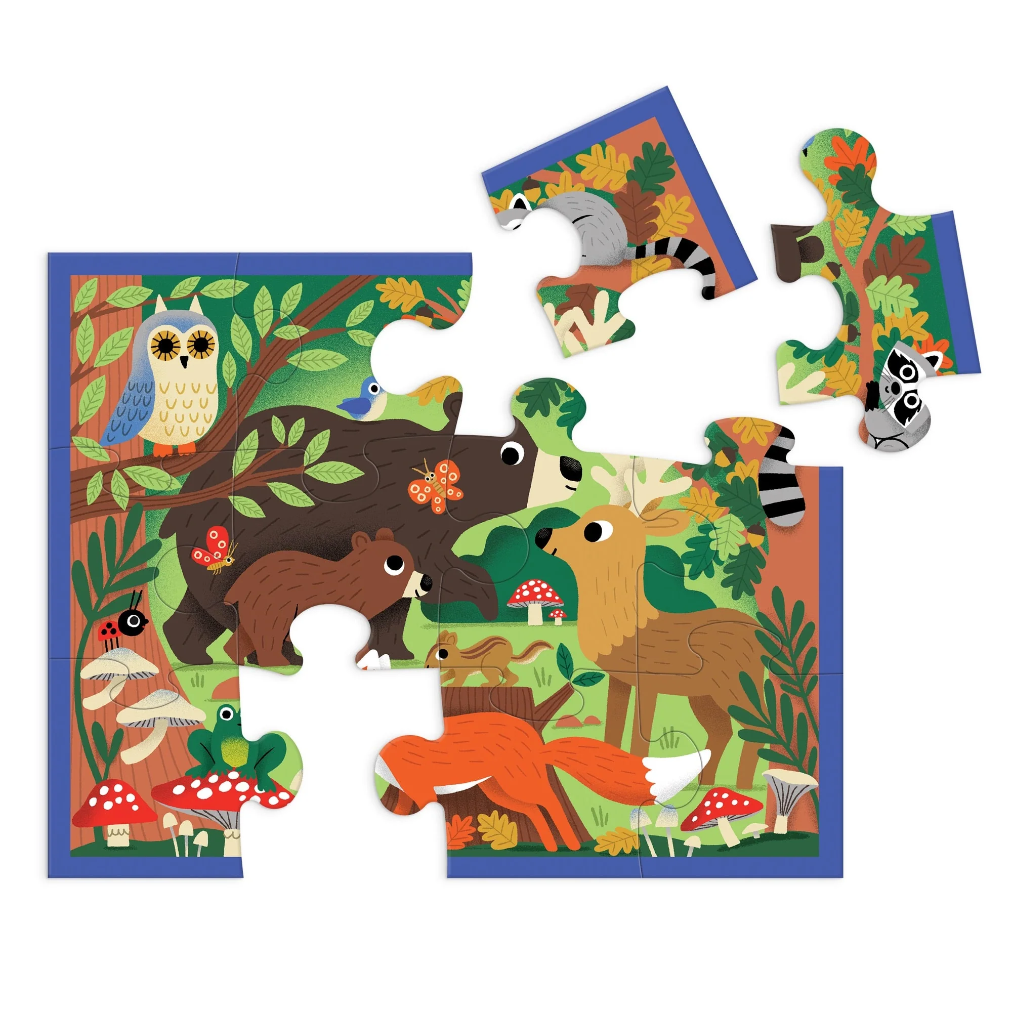Woodland 12 Piece Pouch Puzzle - Image 4